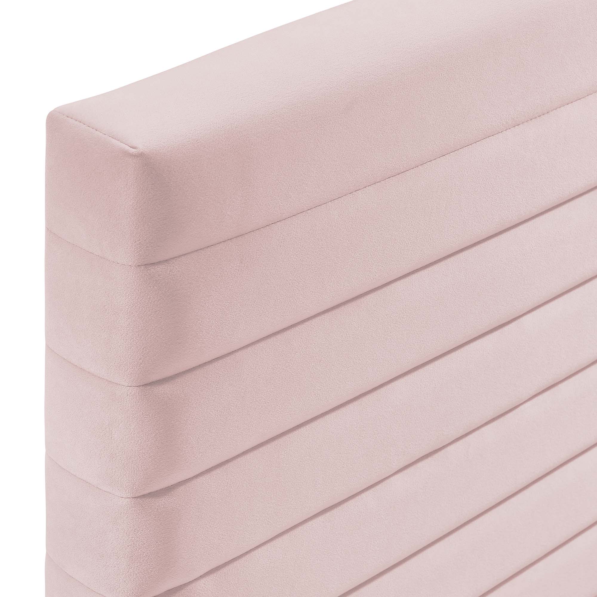 Channel Tufted Performance Velvet Headboard - Image 23