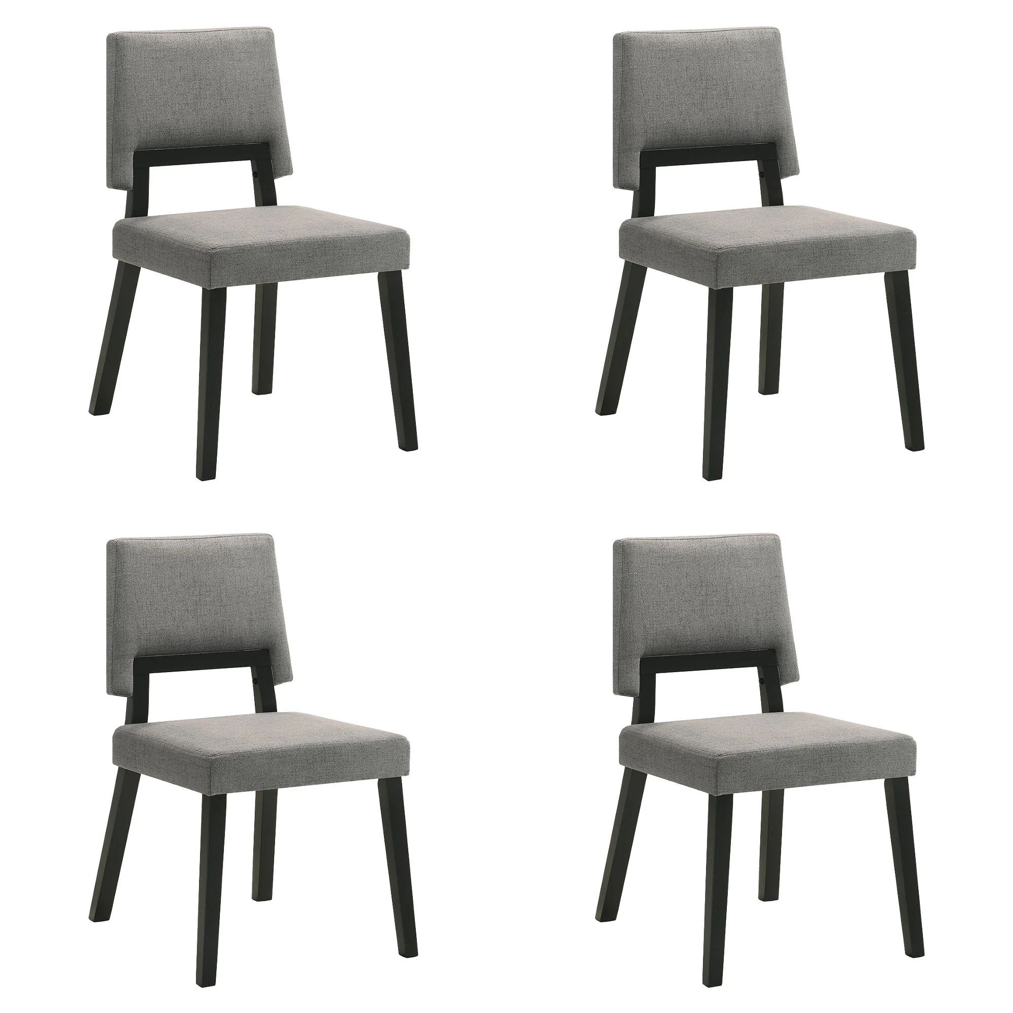 Channell - Dining Chair With Black Frame - Image 2