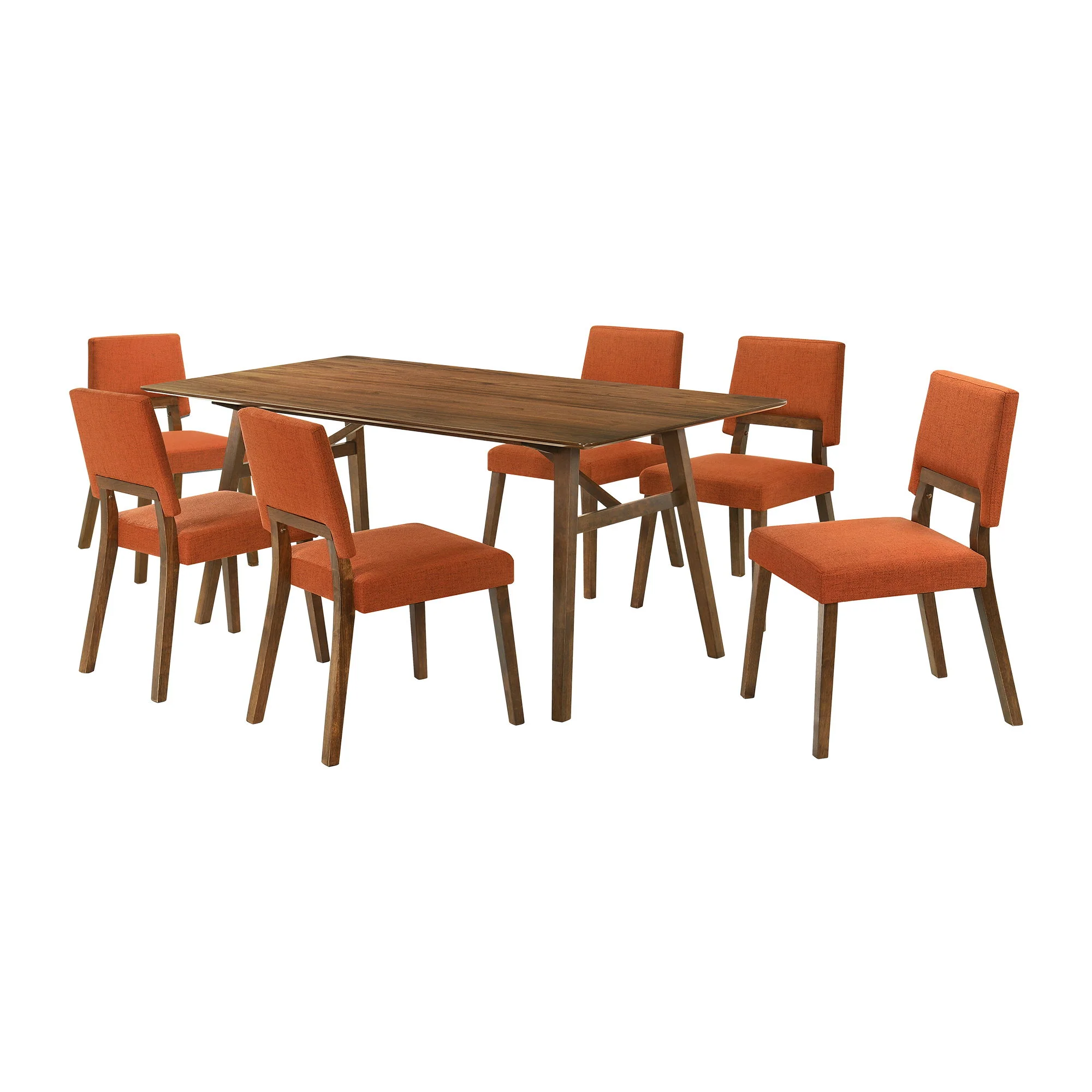 Channell - Walnut Wood Dining Table Set - Image 8