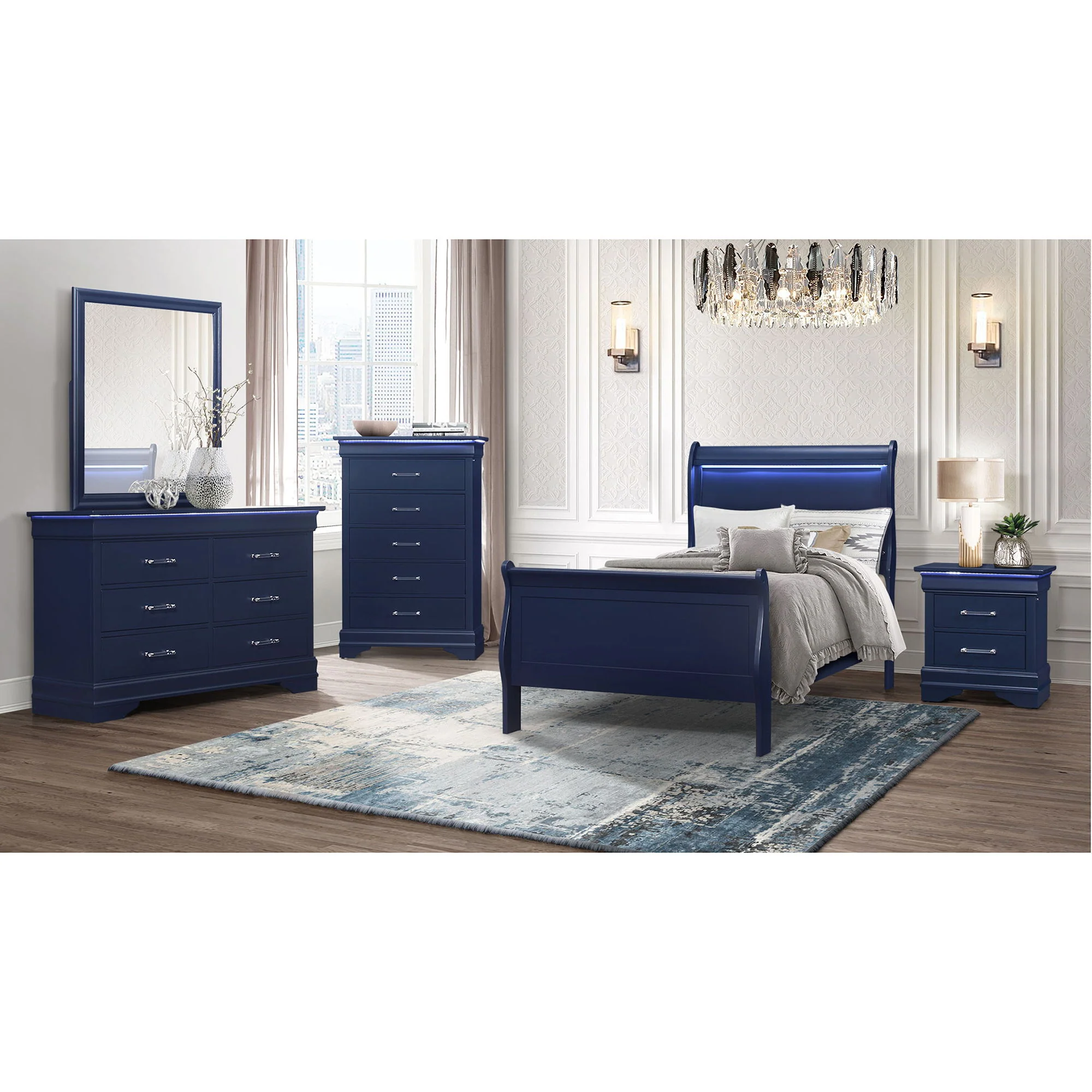 Charlston - Bed With LED - Image 14