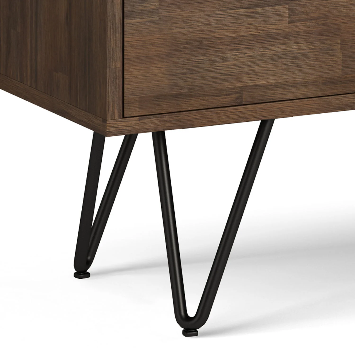 Chase - Low Bookcase - Rustic Natural Aged Brown - Image 5