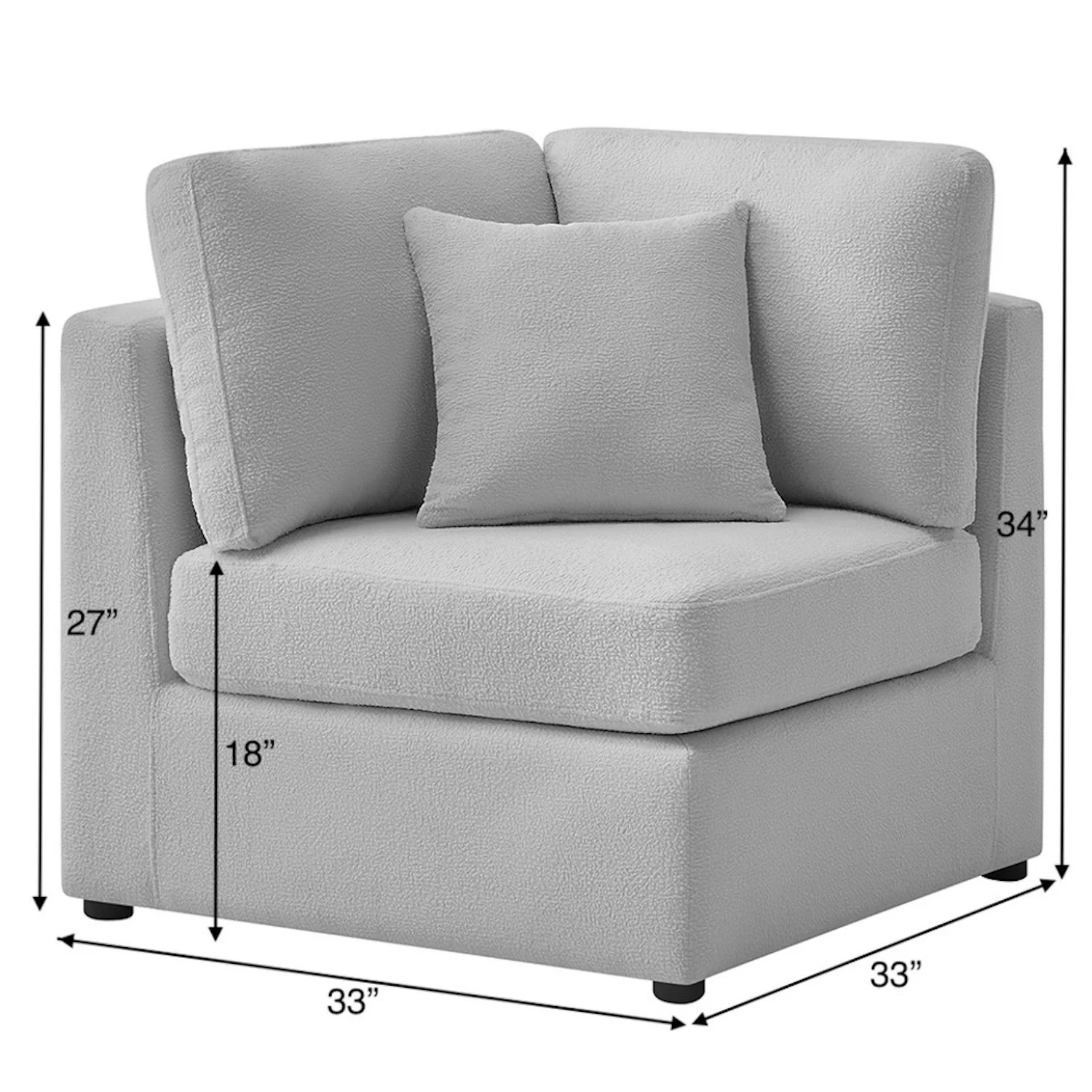 Chauncy - Corner Wedge Chair - Image 15