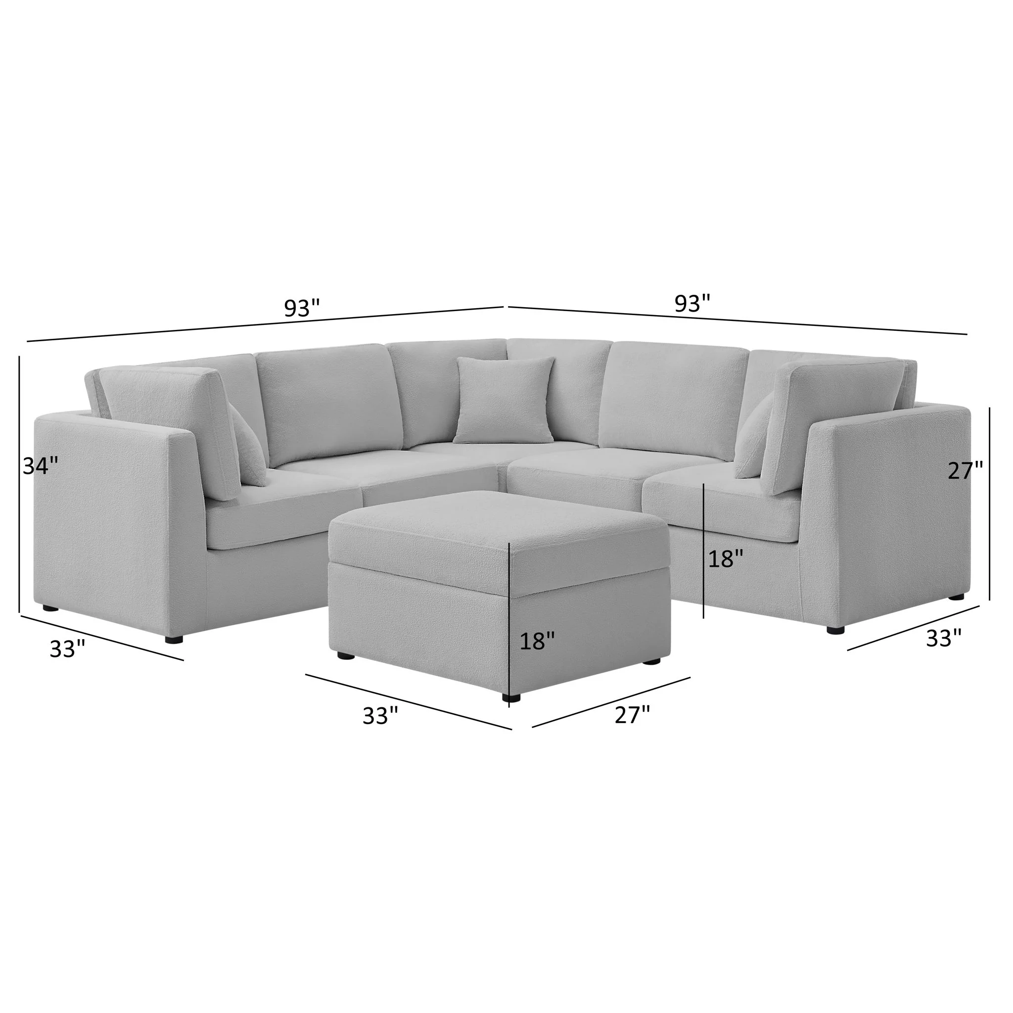 Chauncy - Sectional With Storage Ottoman - Image 31