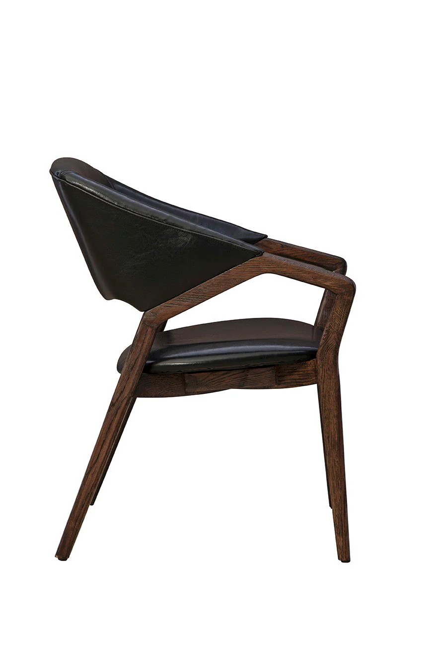 Chavez - Arm Chair - Black - Image 3
