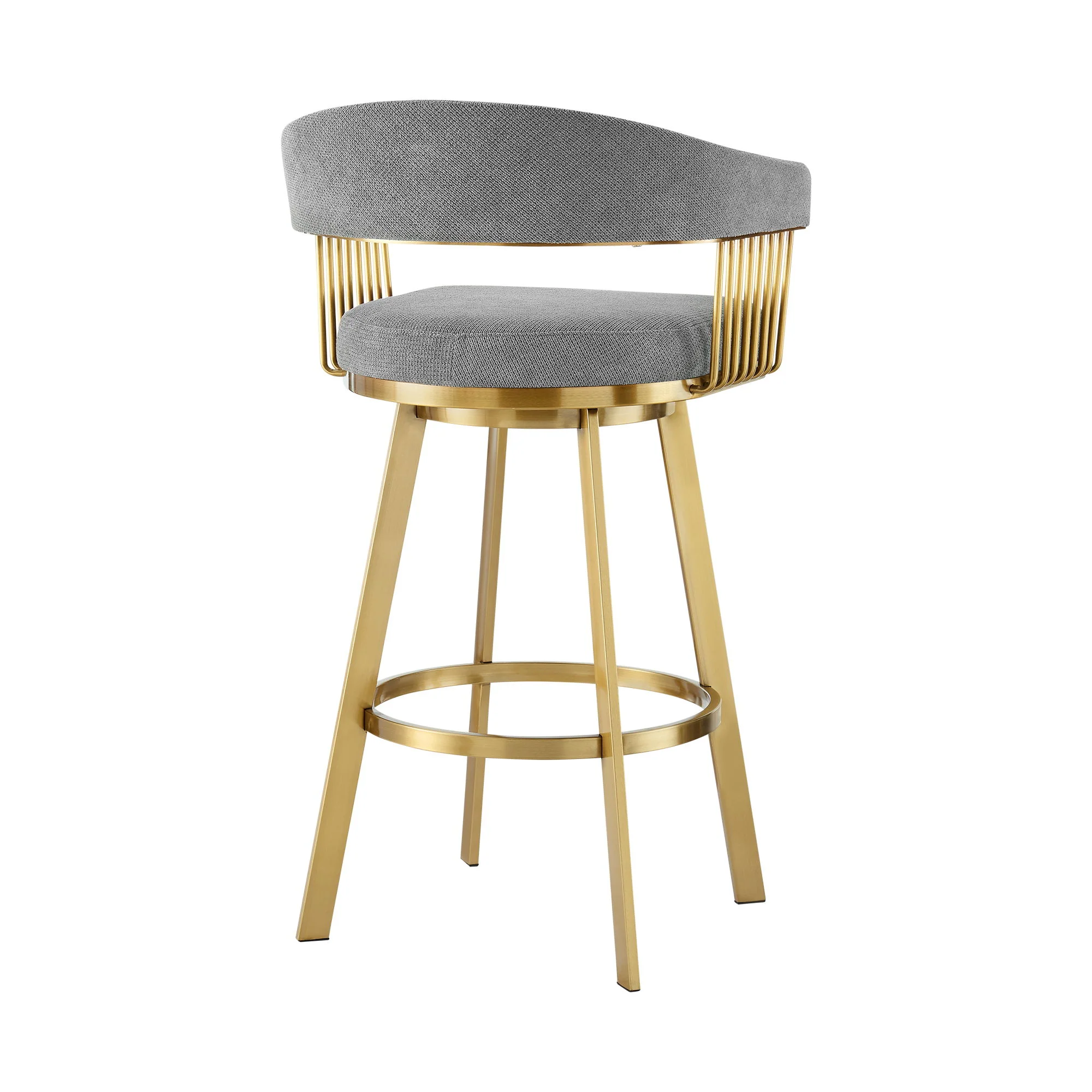 Chelsea - Swivel Fabric Stool - Image 37