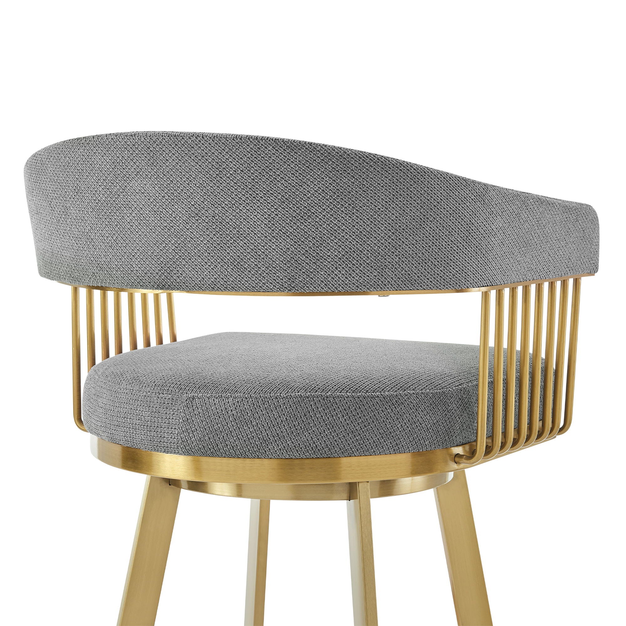 Chelsea - Swivel Fabric Stool - Image 39