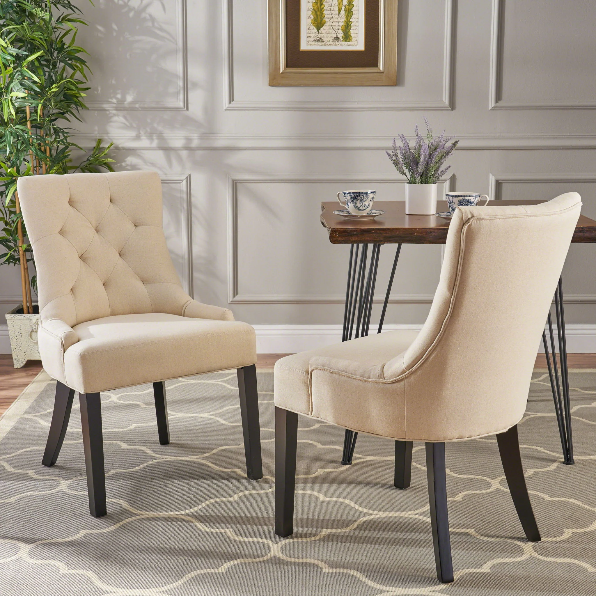 Cheney - Contemporary Dining Chair Tufted Upholstery (Set of 2) - Image 10