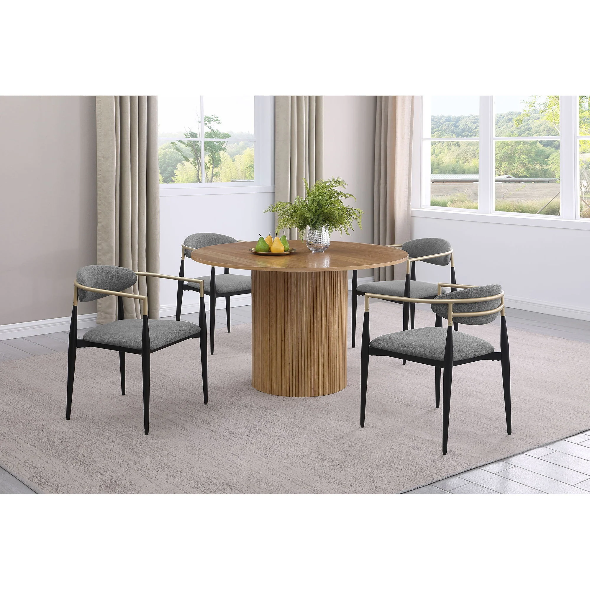 Chesley - Round Dining Table - Natural - Image 3