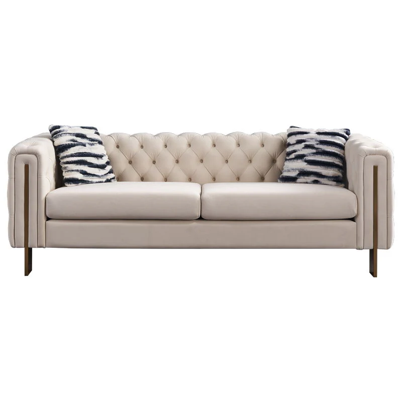 Chesterfield - Modern Tufted Living Room Sofa, 84.25''W Couch - Image 5