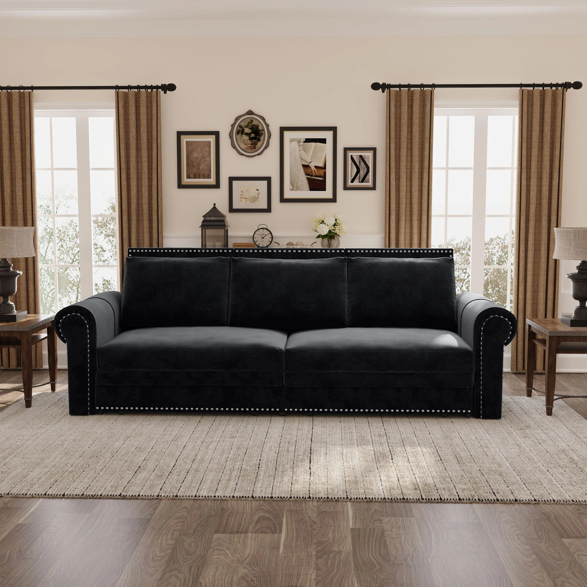 Chesterfield Sofa & Pull Out Bed - Image 22