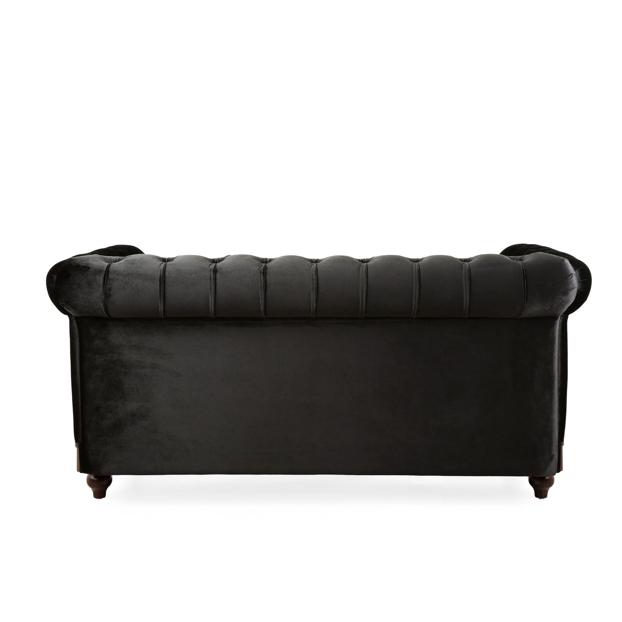 Chesterfield Loveseat Sofa, 2 Person Rolled Arm Upholstered Couch - Image 10