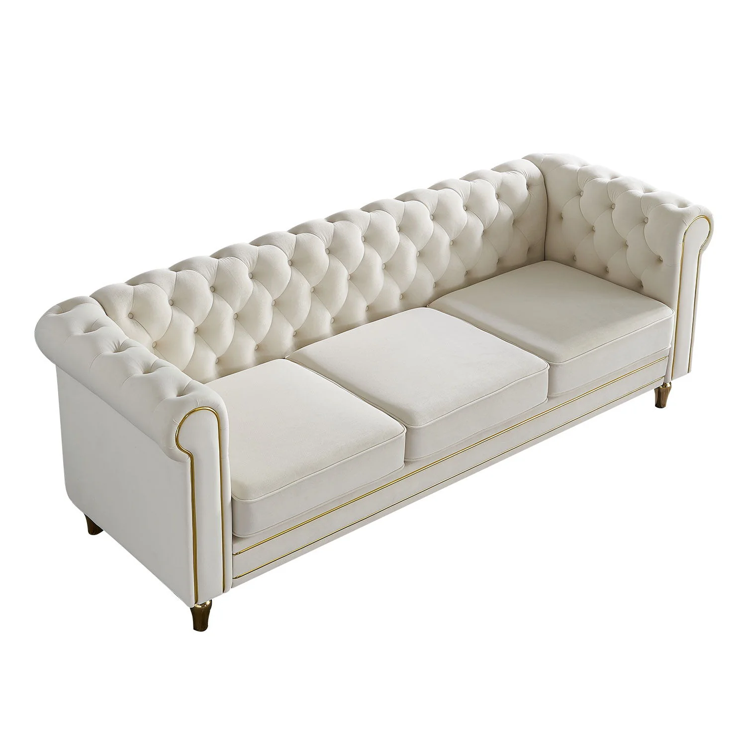 Chesterfield - Sofa 84.65" For Living Room - Image 10