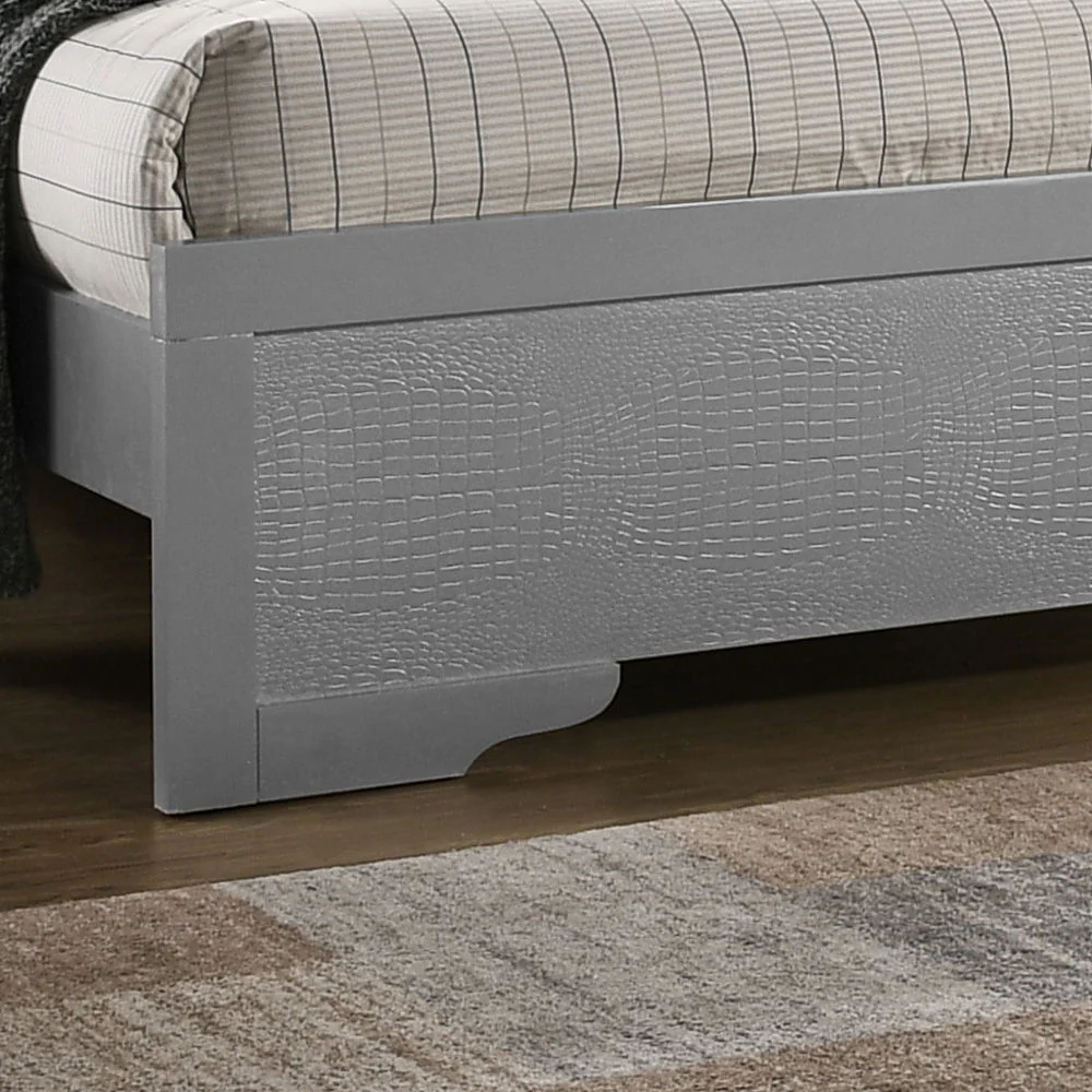 Chic Elegantly Designed Transitional Bed - Image 8