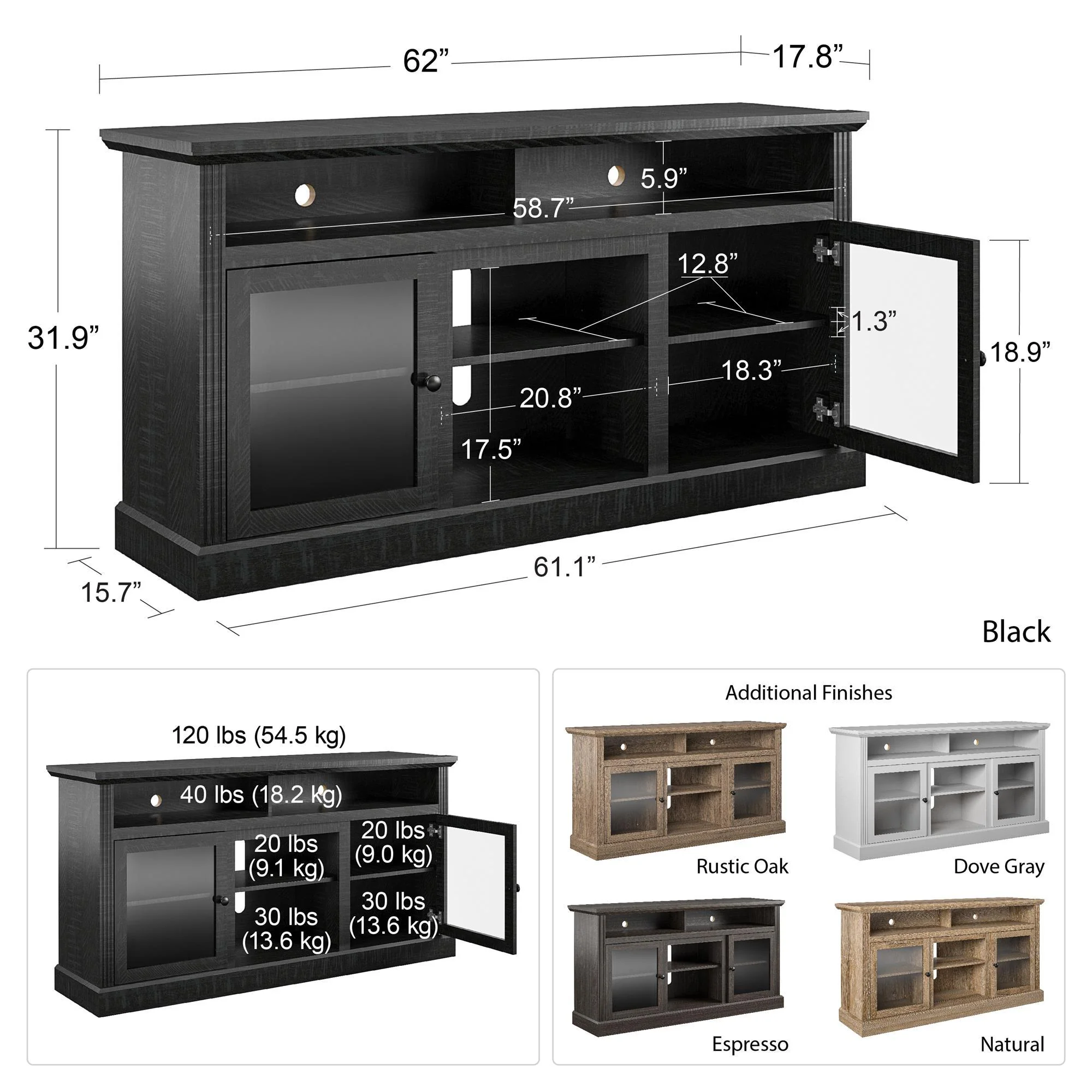 Chicago - TV Stand - Natural - Image 6