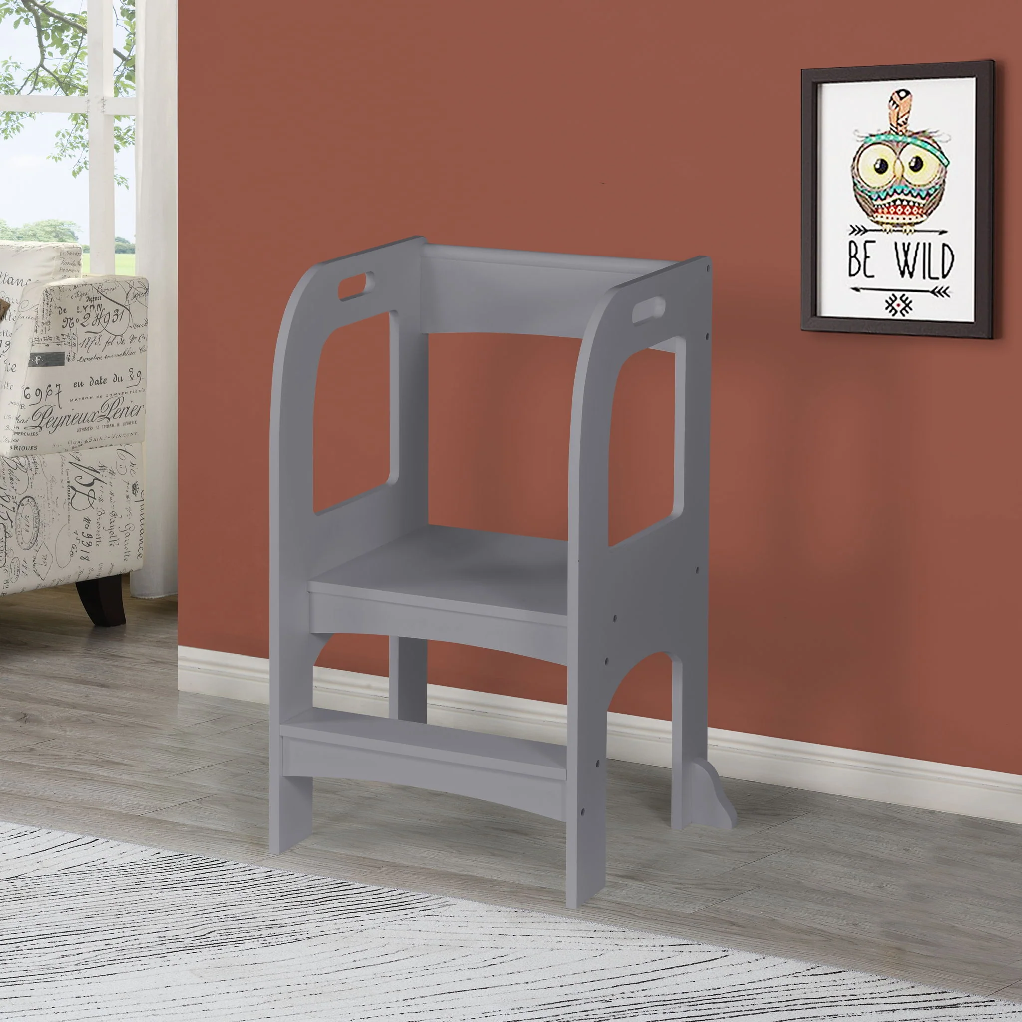Child Standing Tower, Step Stool For Kids, Toddler Step Stool For Kitchen Counter - Image 7
