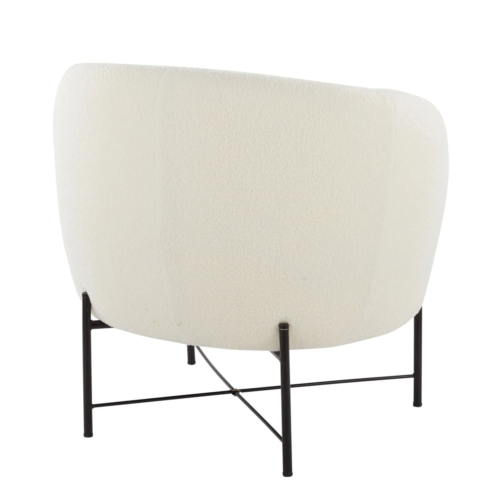 Chloe - Contemporary Chair - Black / White - Image 3