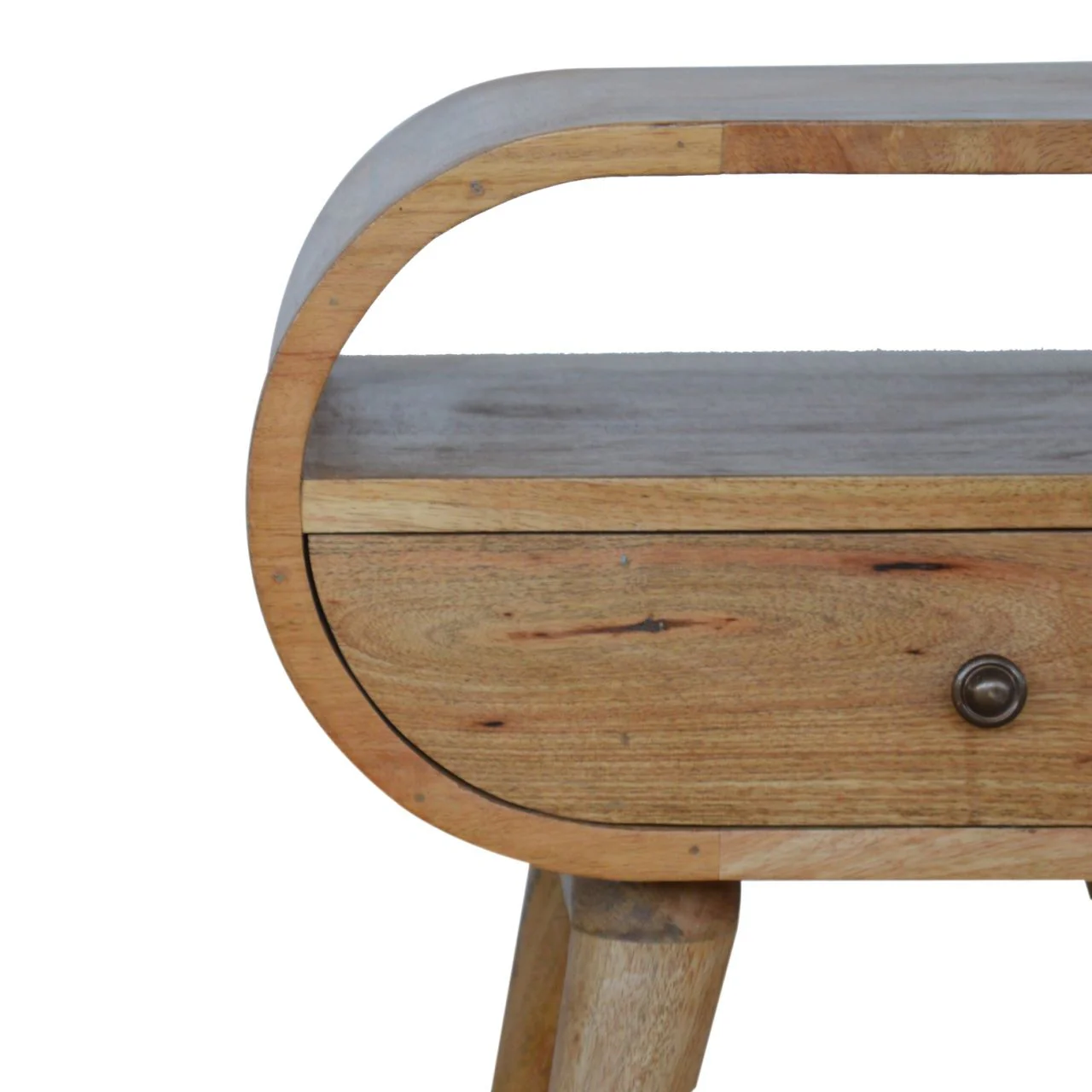 Circular Open Bedside Nightstand - Image 16