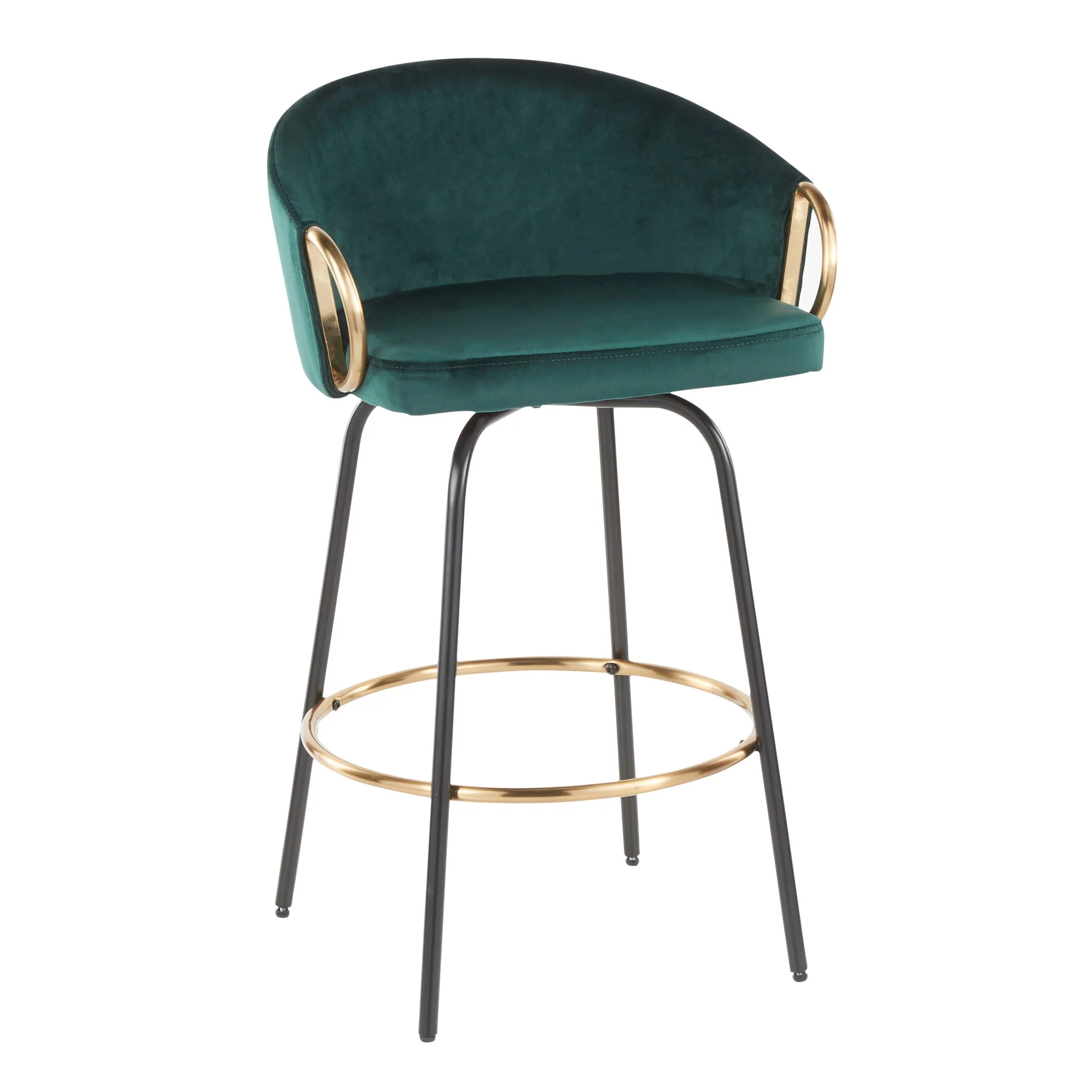 Claire - Contemporary / Glam Counter Stool (Set of 2) - Image 7