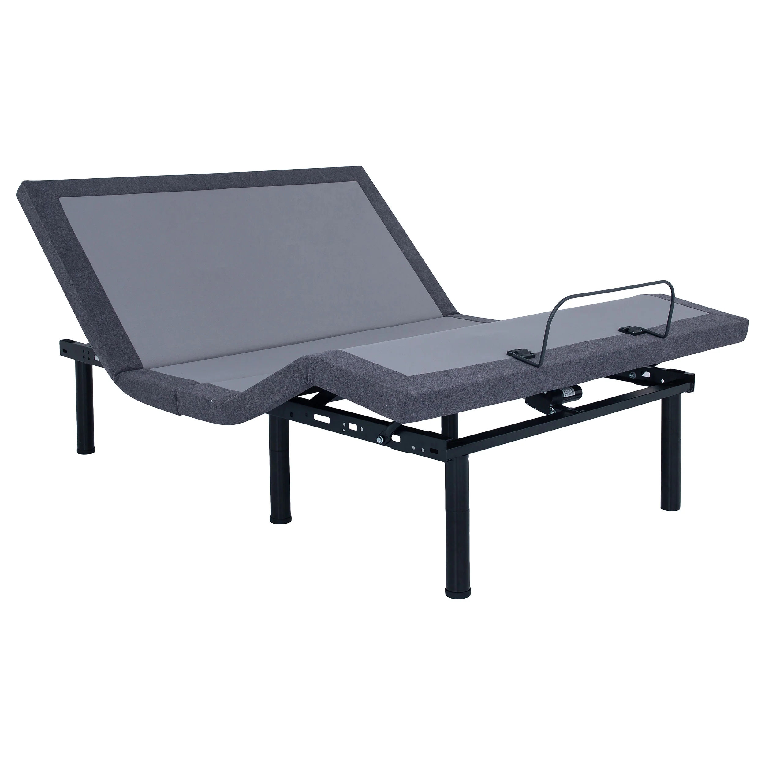 Clara California King Adjustable Bed Base, Grey and Black
