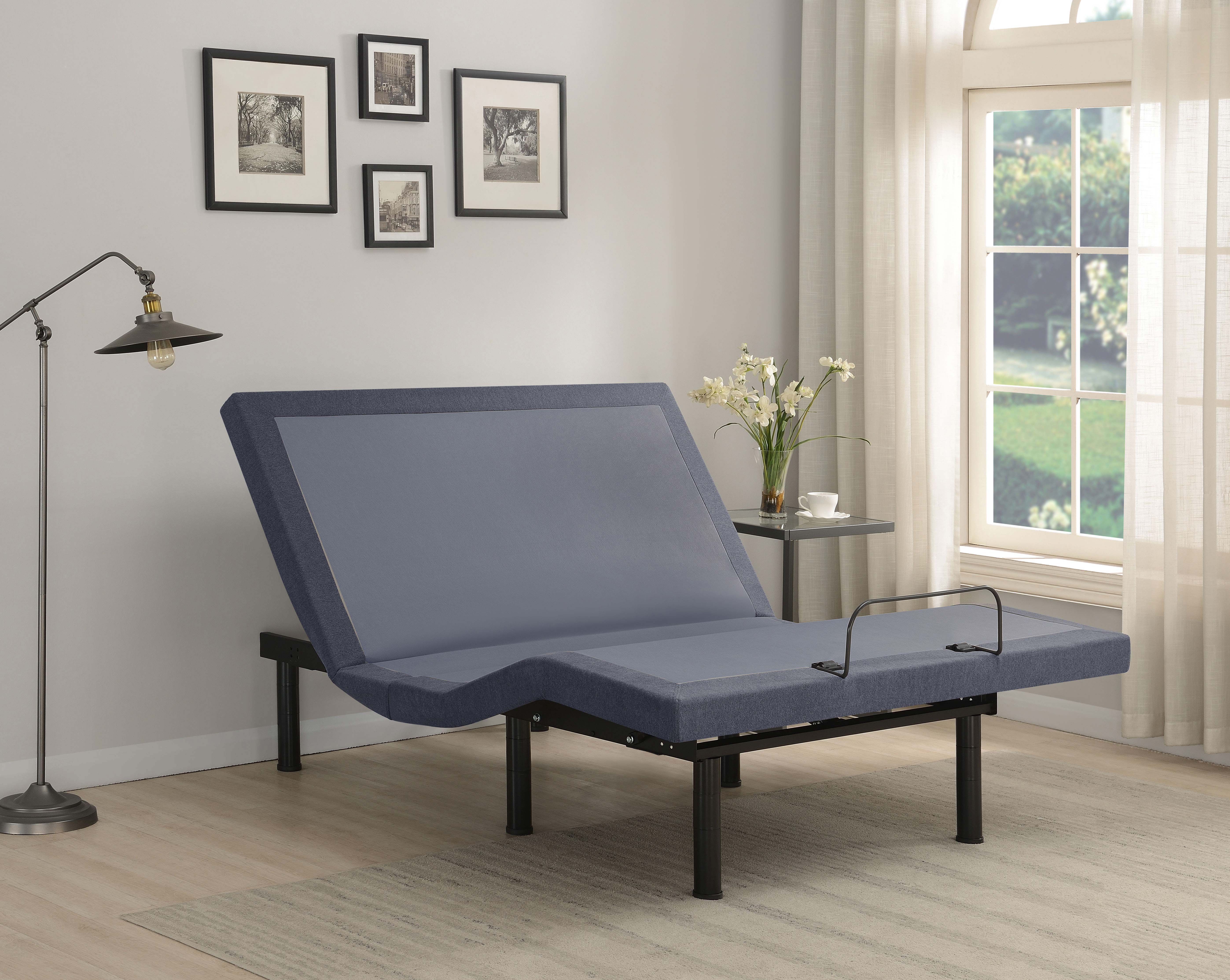 Clara California King Adjustable Bed Base, Grey and Black - Image 4