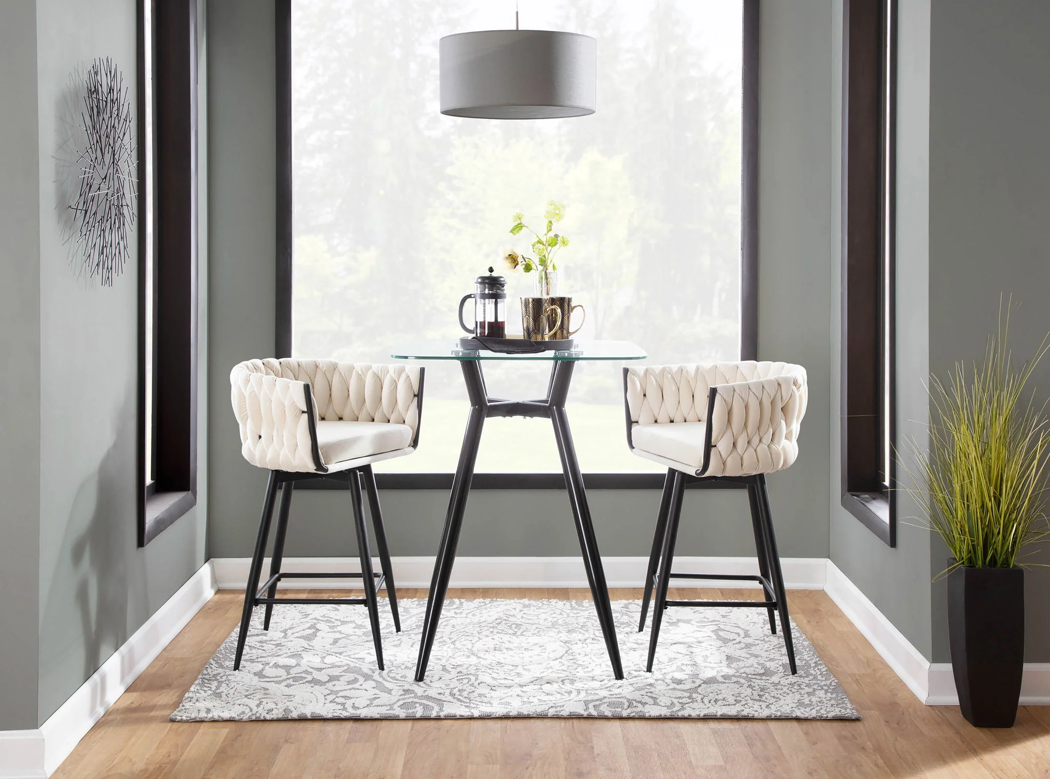 Clara - Mid Century Modern Square Table - Image 10