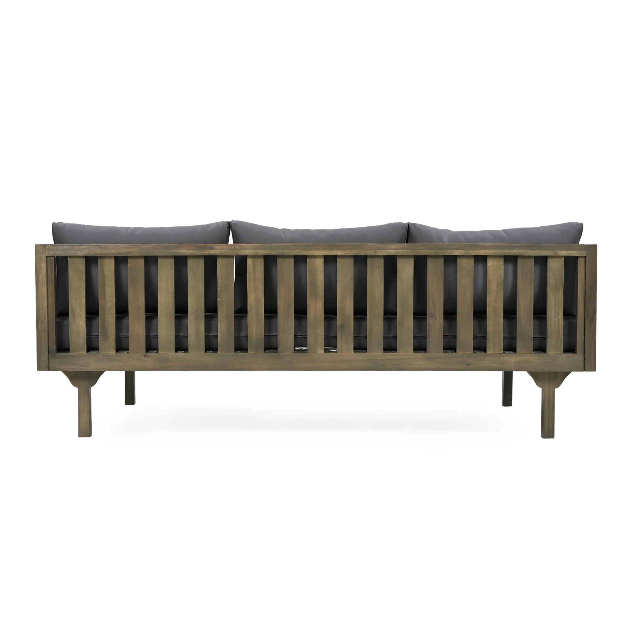 Claremont - 3 Seater Daybed Teak Acacia Wood Water Resistant Cushions - Image 24