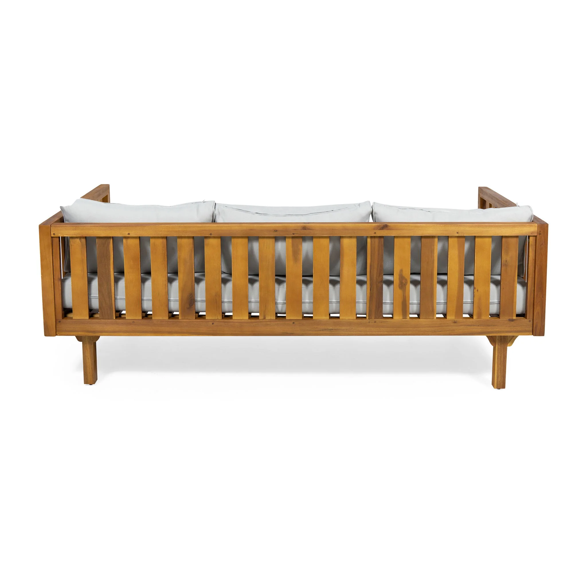 Claremont - 3 Seater Daybed Teak Acacia Wood Water Resistant Cushions - Image 38