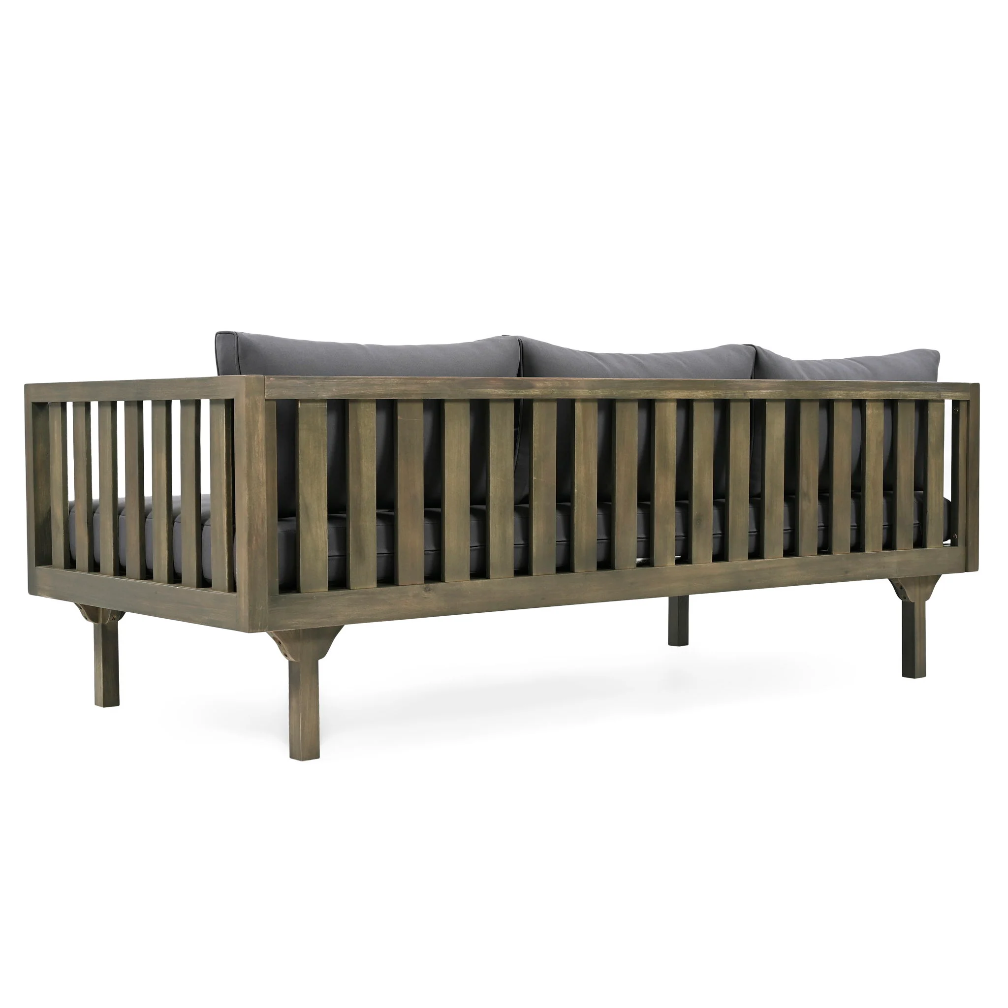 Claremont - 3 Seater Daybed Teak Acacia Wood Water Resistant Cushions - Image 42