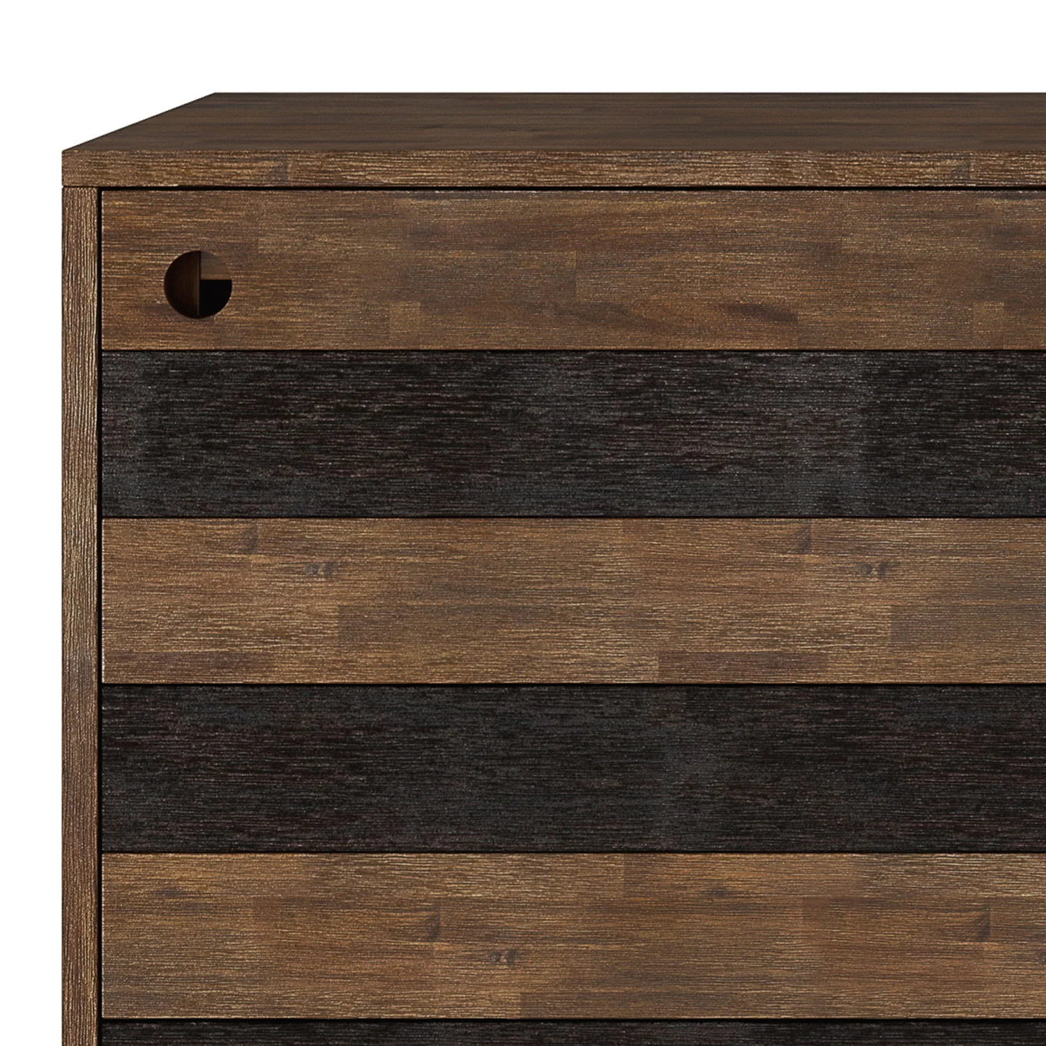 Clarkson - Medium Storage - Rustic Natural Aged Brown - Image 9