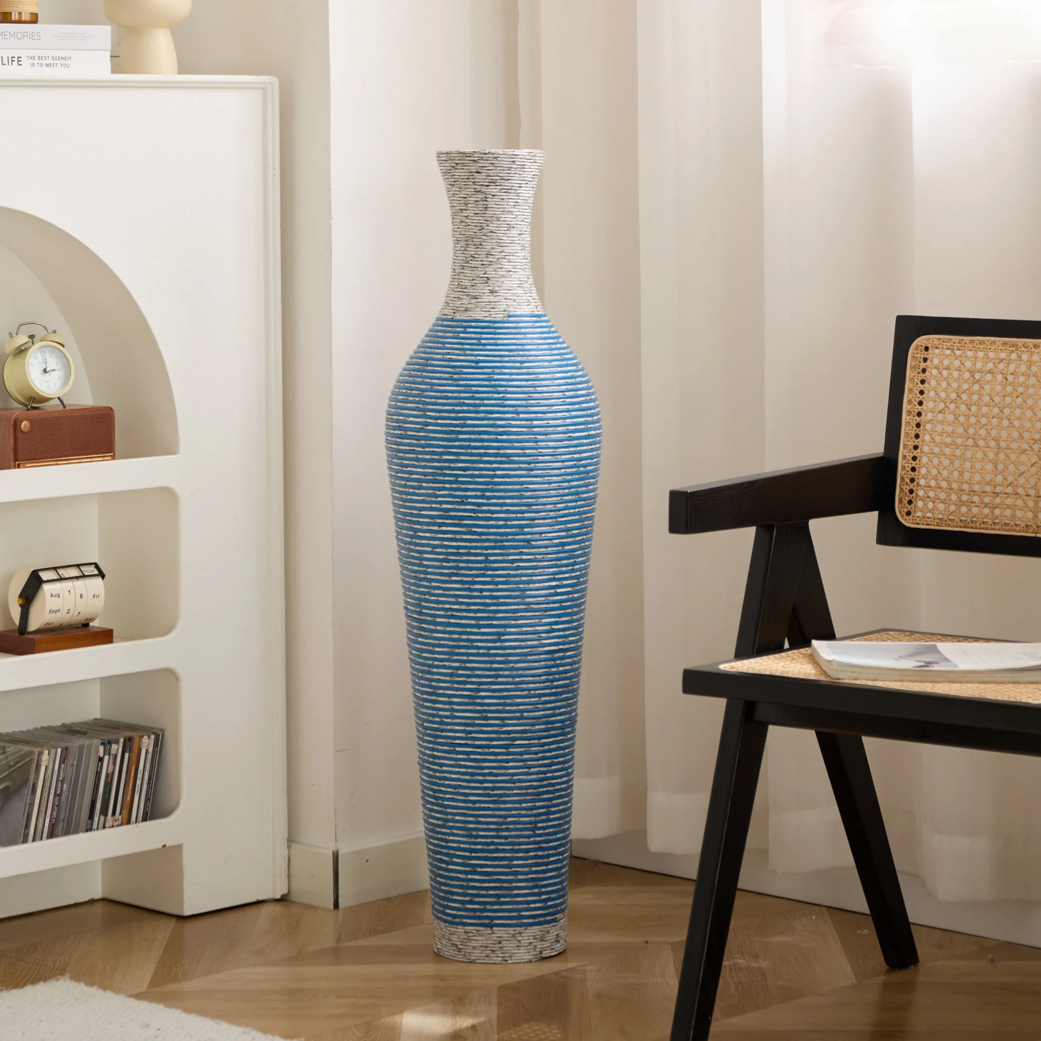 Classic And Neat Floor Vase, High Independent Flower Stand (Set of 3) - Image 23