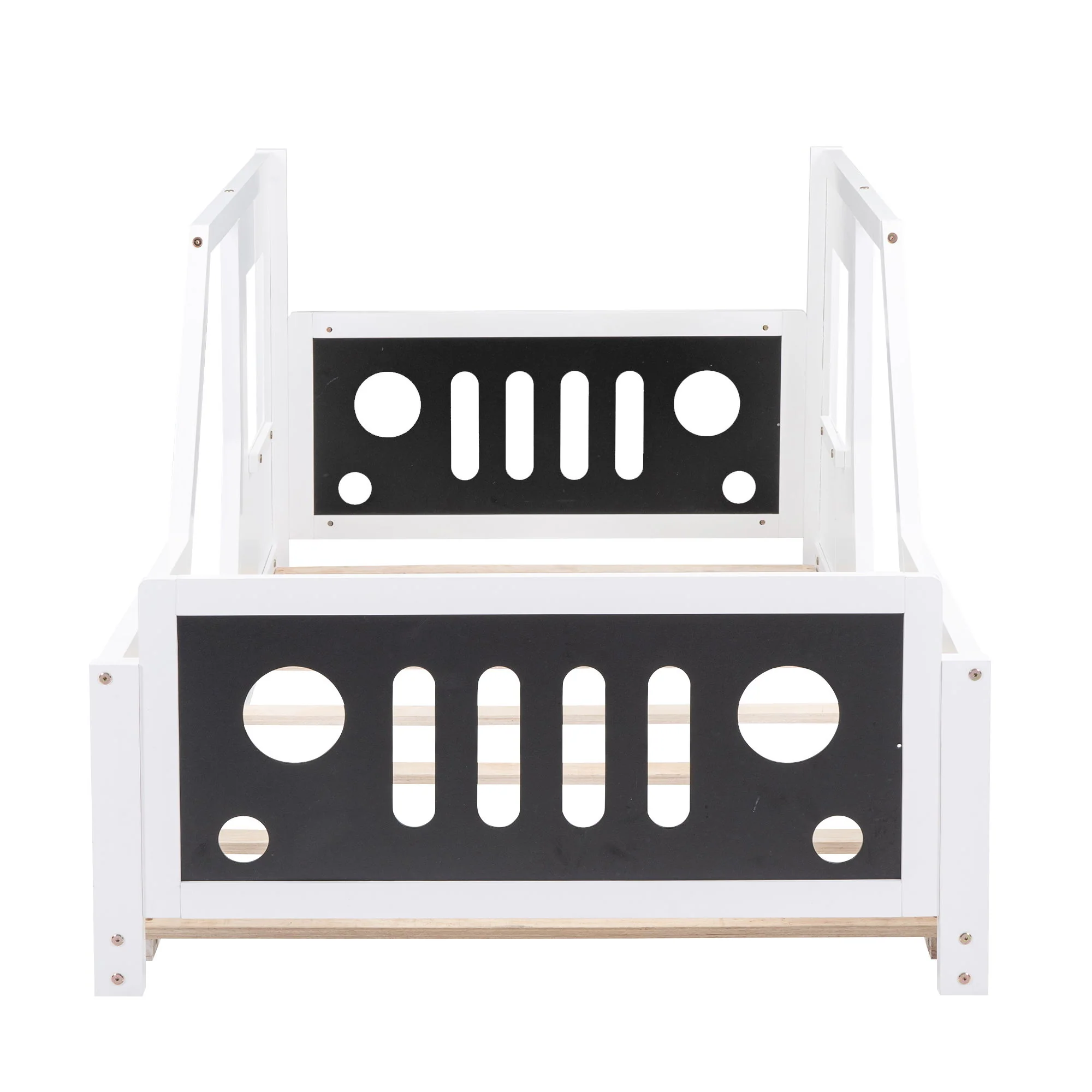 Classic Car Shaped Platform Bed With Wheels - Image 34