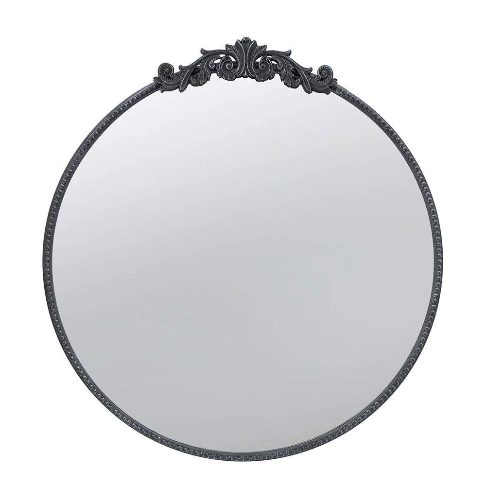 Classic Design Mirror With Baroque Inspired Frame For Bathroom, Entryway Console Lean Against Wall - Image 2
