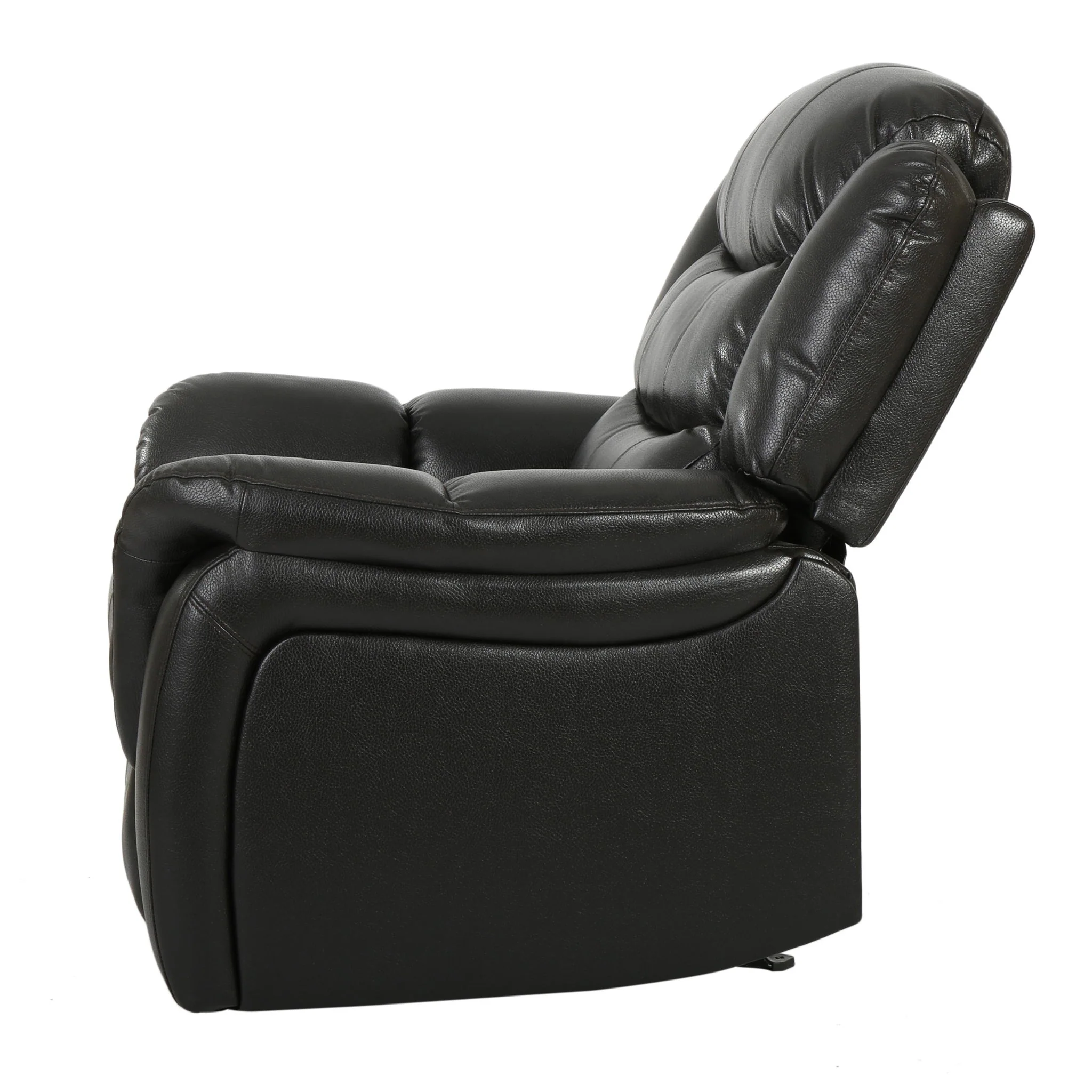 Classic Design Recliner, Upholstery Recliner, Glider Recliner - Black Berry - Image 3