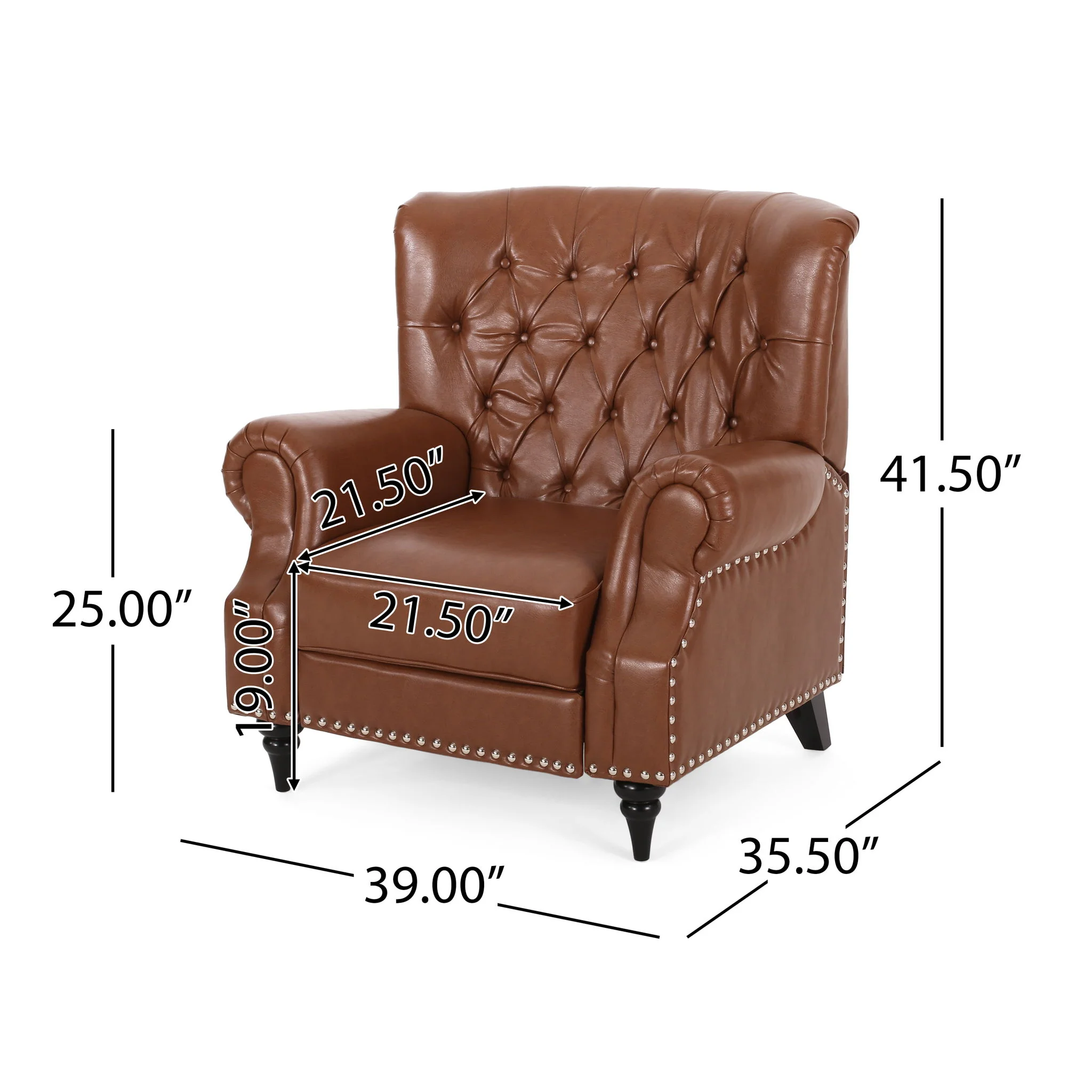 Classic Style Push Back Chair - Image 3