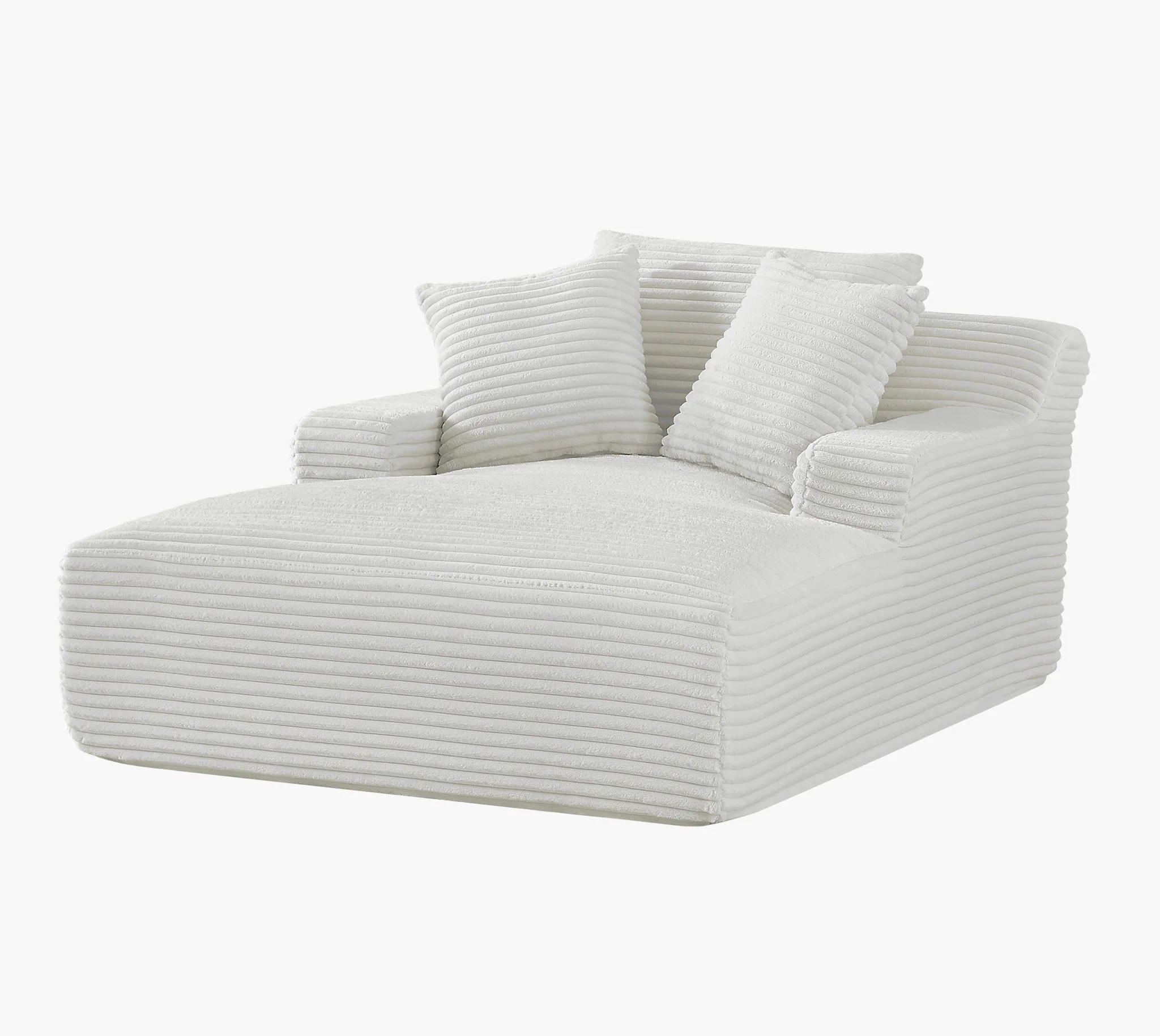 Cloudline - Oversized Chaise Lounge, Modern Comfy Couch With Full Foam Cushioning, Cozy Sleeper Sofabed - Image 7