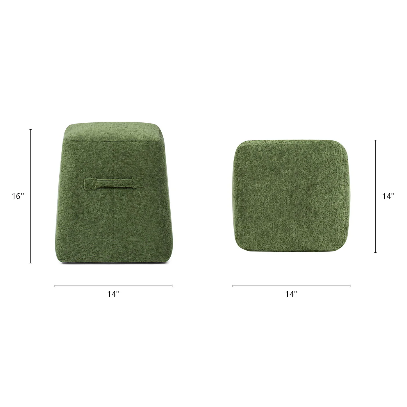 Clyde - Tapered Square Upholstered Ottoman - Image 9