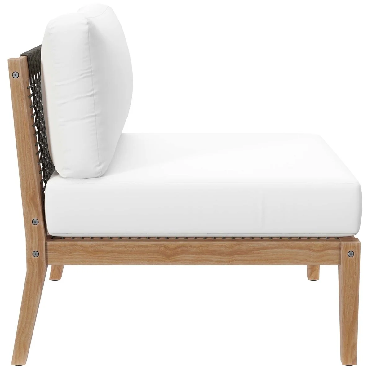 Coastal Rope and Teak Outdoor Sofa — Weather-Resistant Patio Seating for Outdoor Living - Image 8