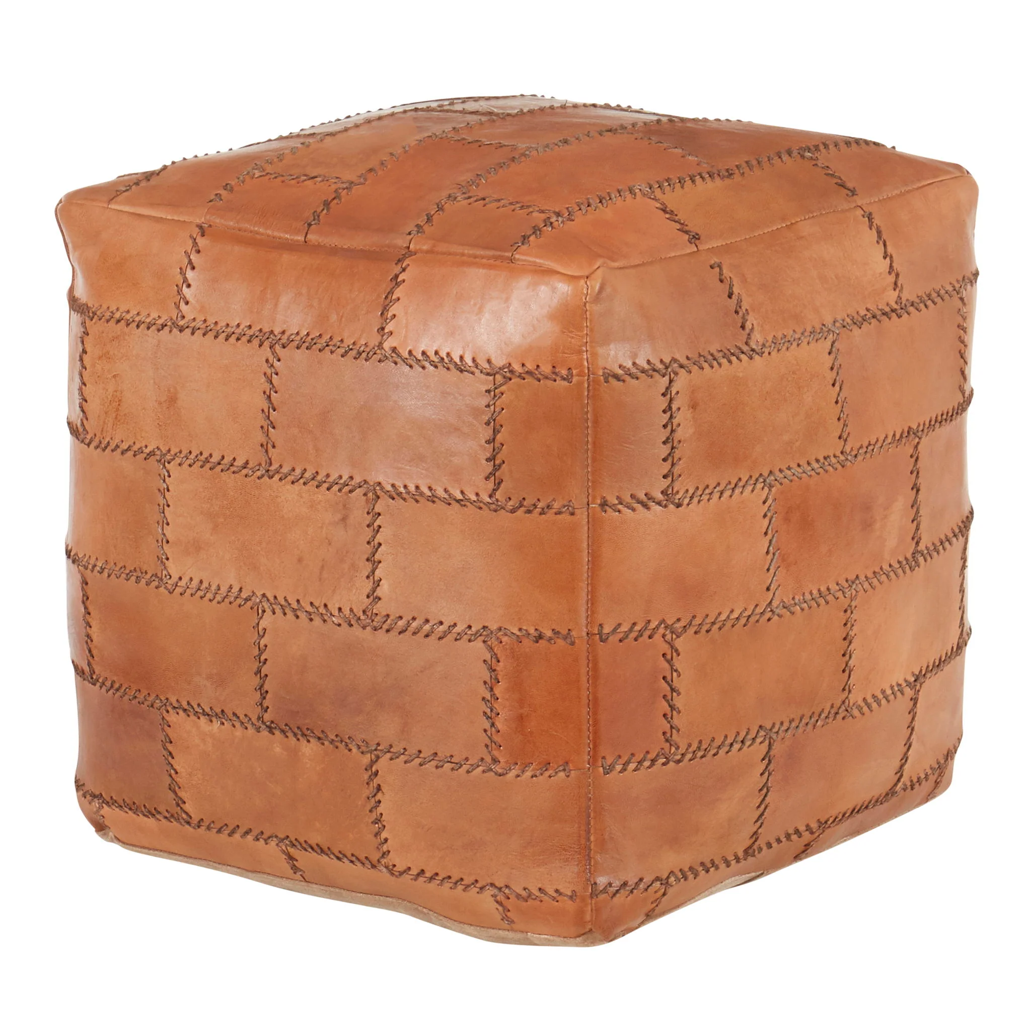 Cobbler - Industrial Pouf - Brown - Image 5