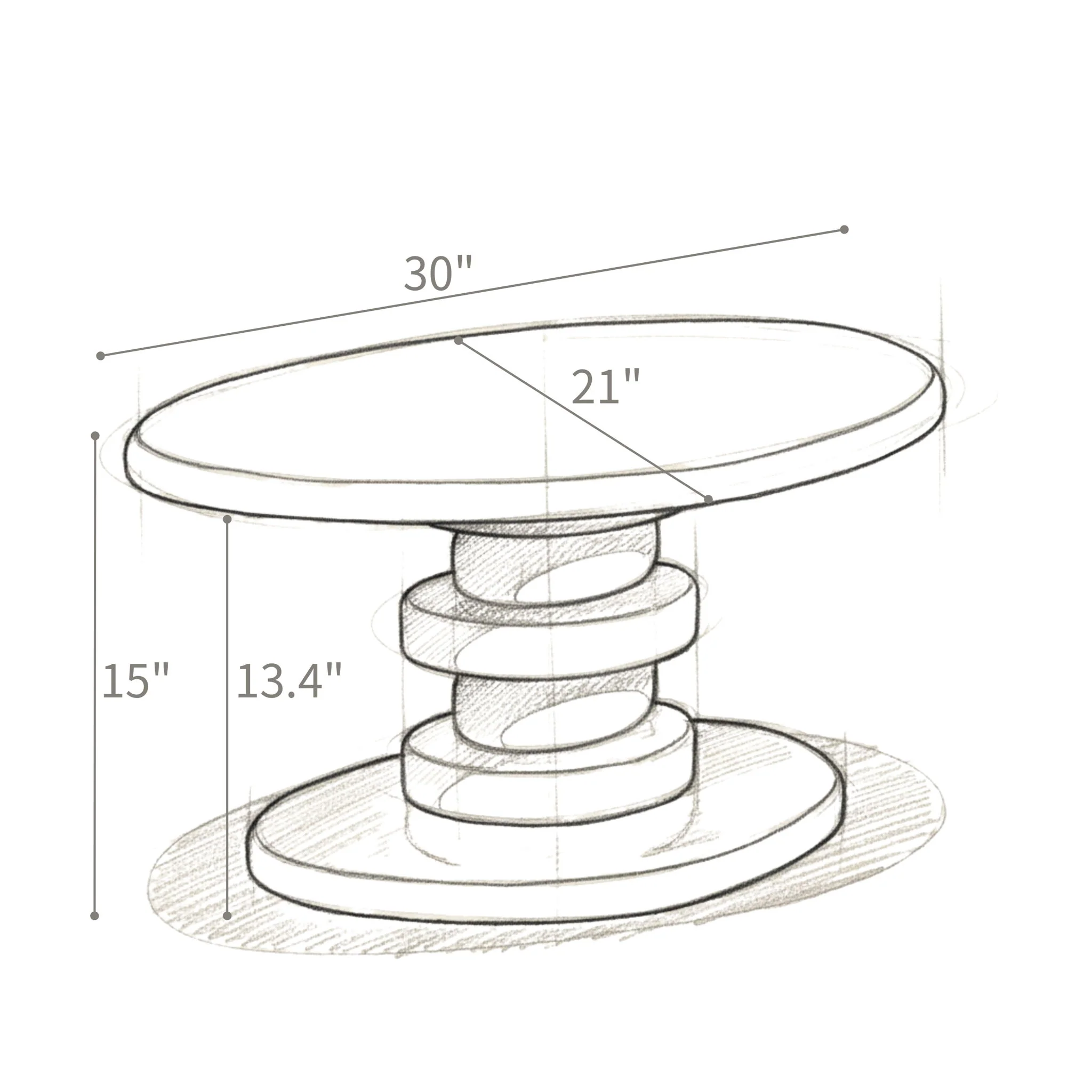 Cobblestone End Table - Image 5