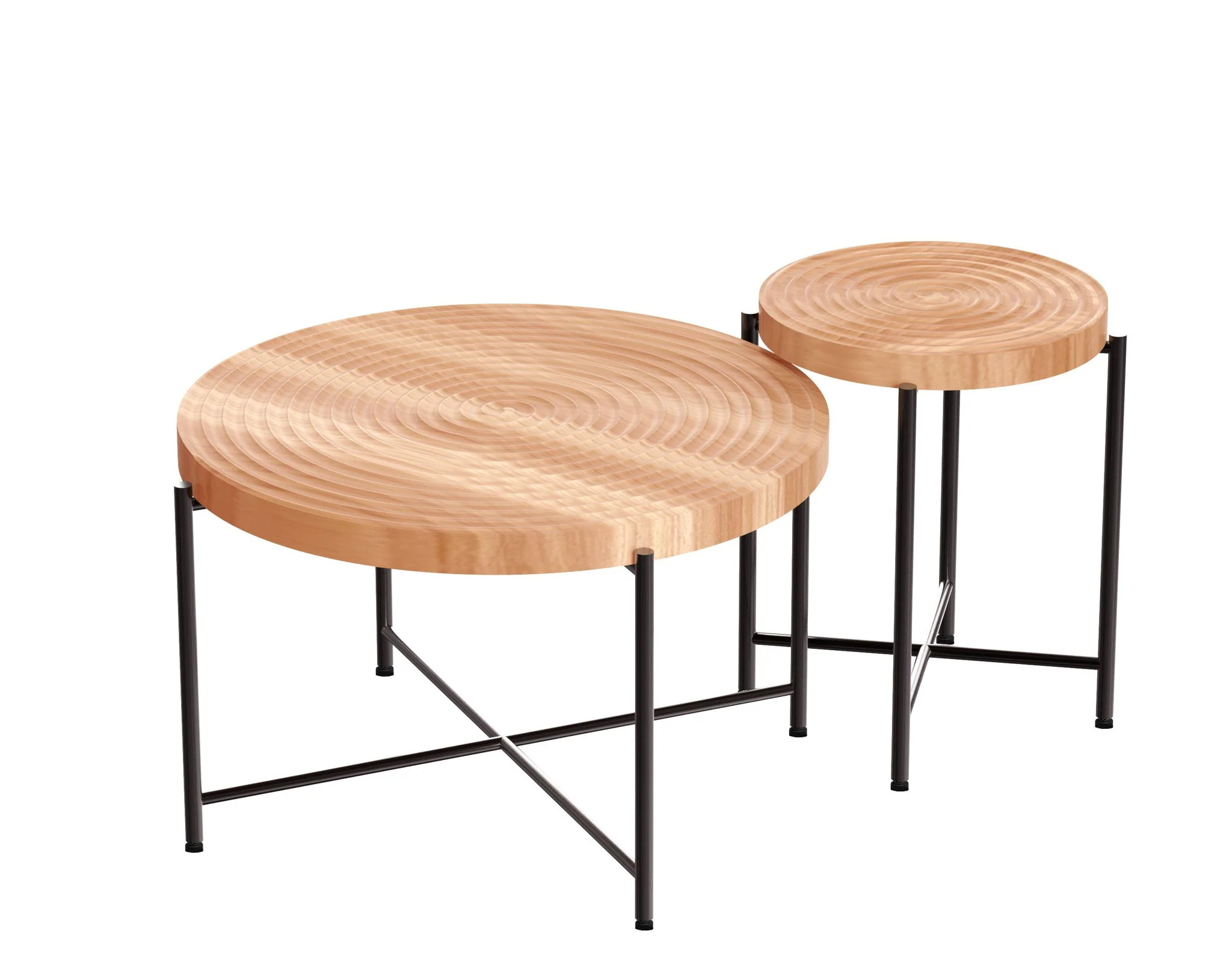 Coffee And End Table Set Waterproof Cover (Set of 2) - Natural Wood / Brown - Image 7