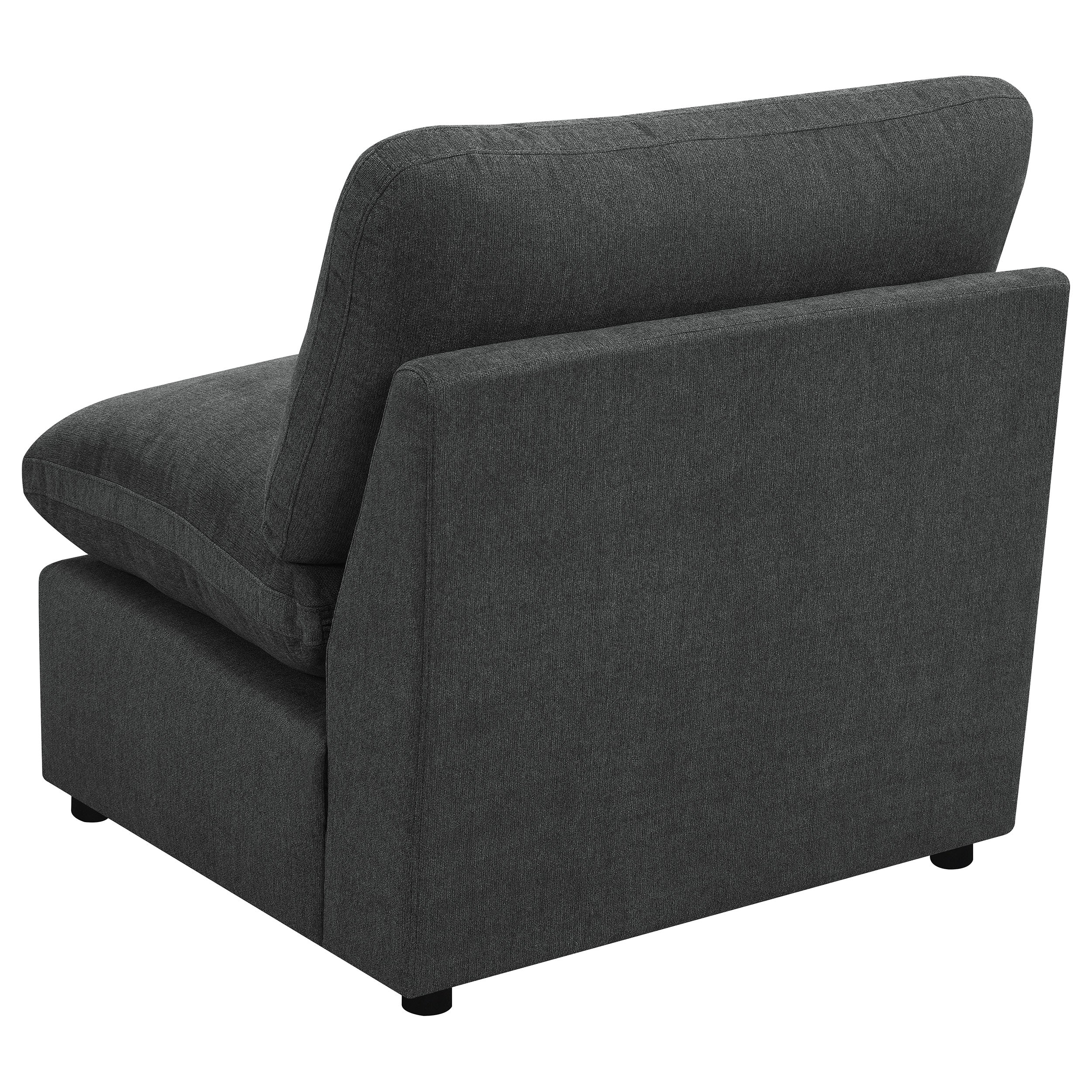 Collins Modular Armless Chair Dark Grey - Image 8