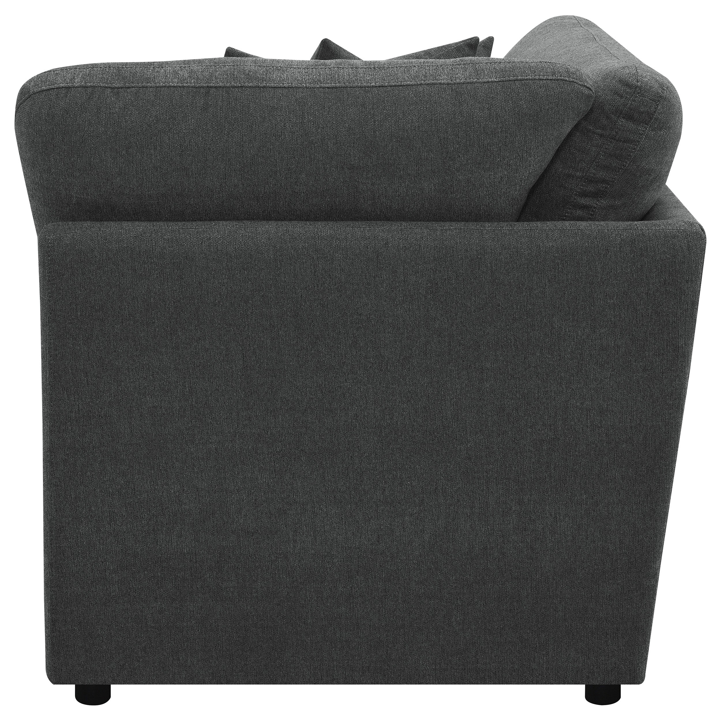 Collins Modular Corner Chair Dark Grey - Image 10