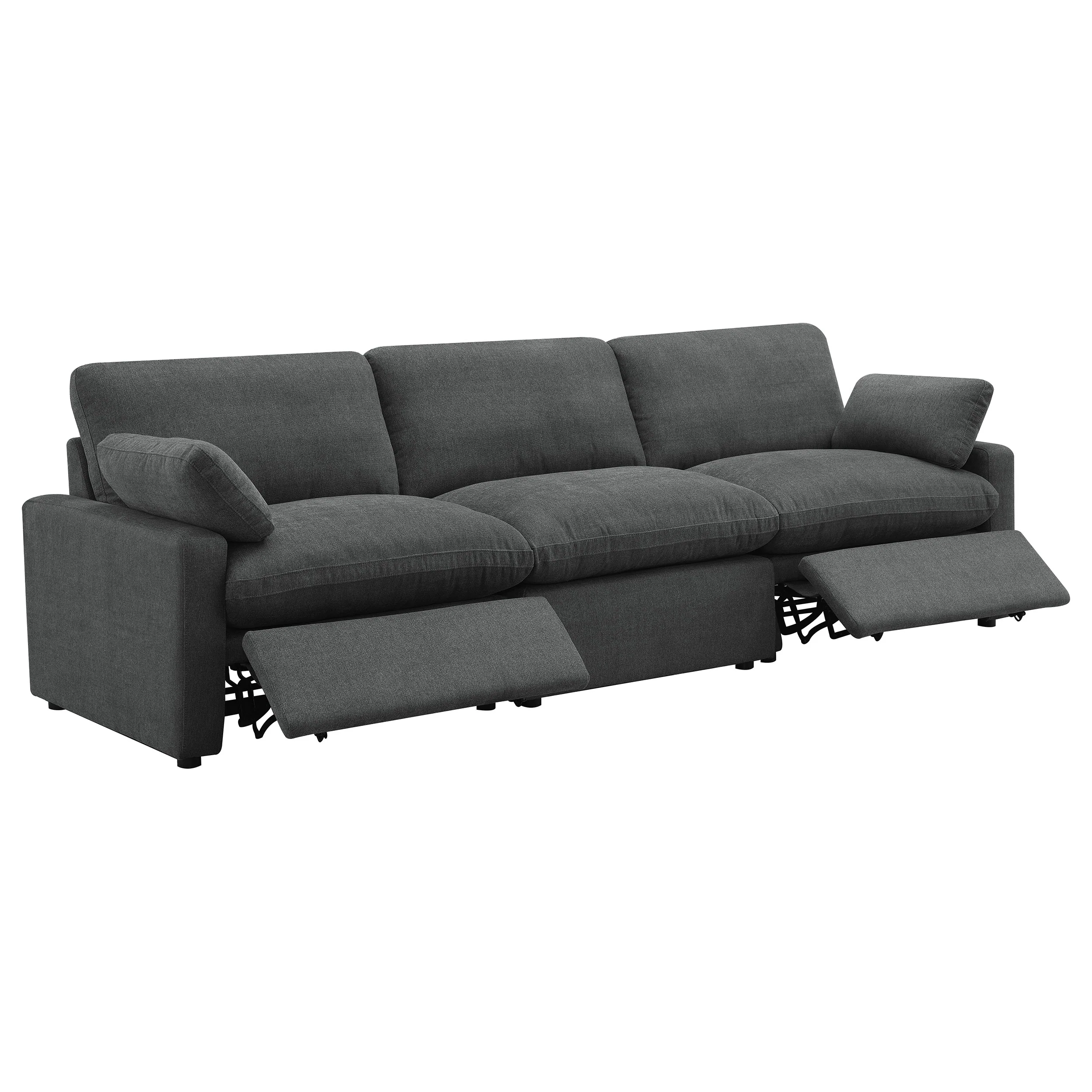 Collins Modular Power Sofa in Dark Grey - Image 5