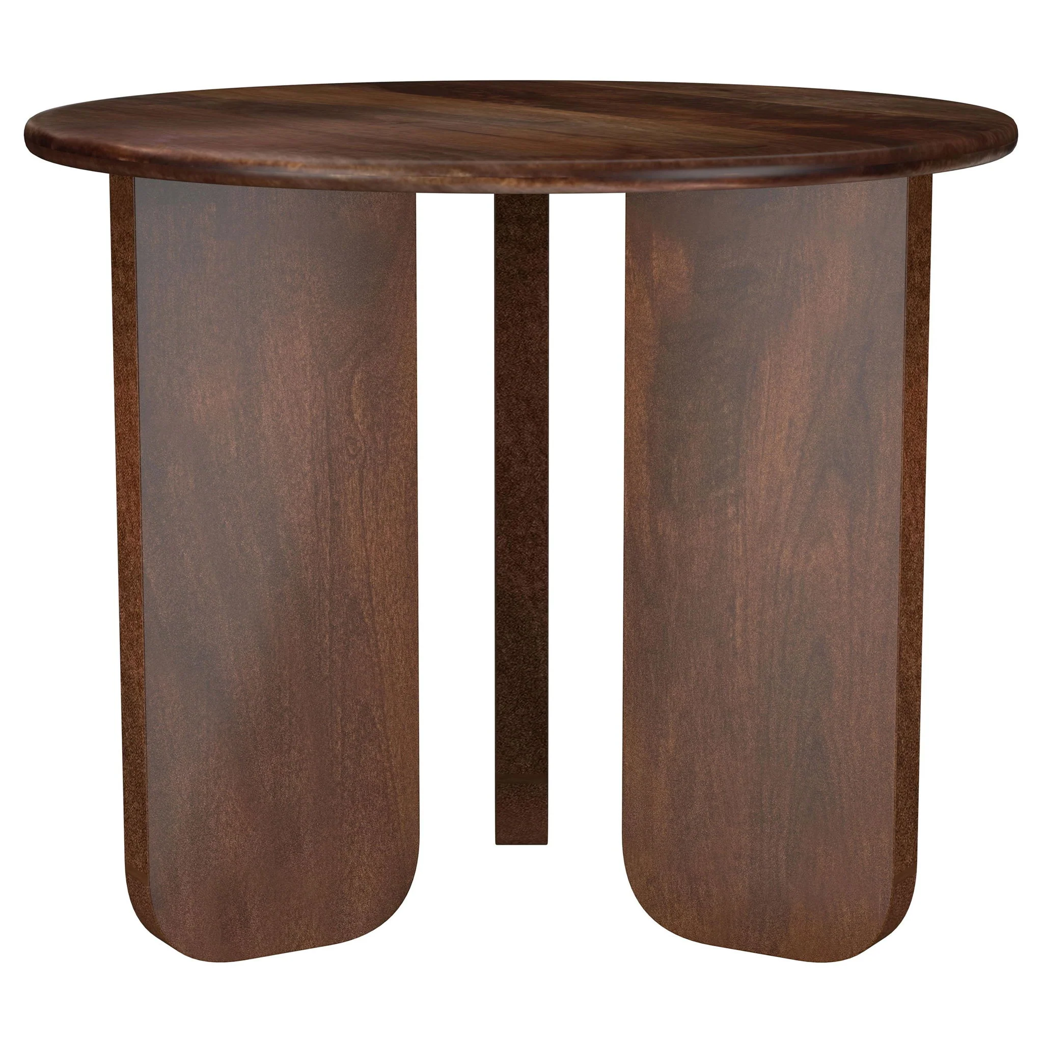 Columbo - 3 Piece Coffee And End Table Set With Round Tops - Brown - Image 5