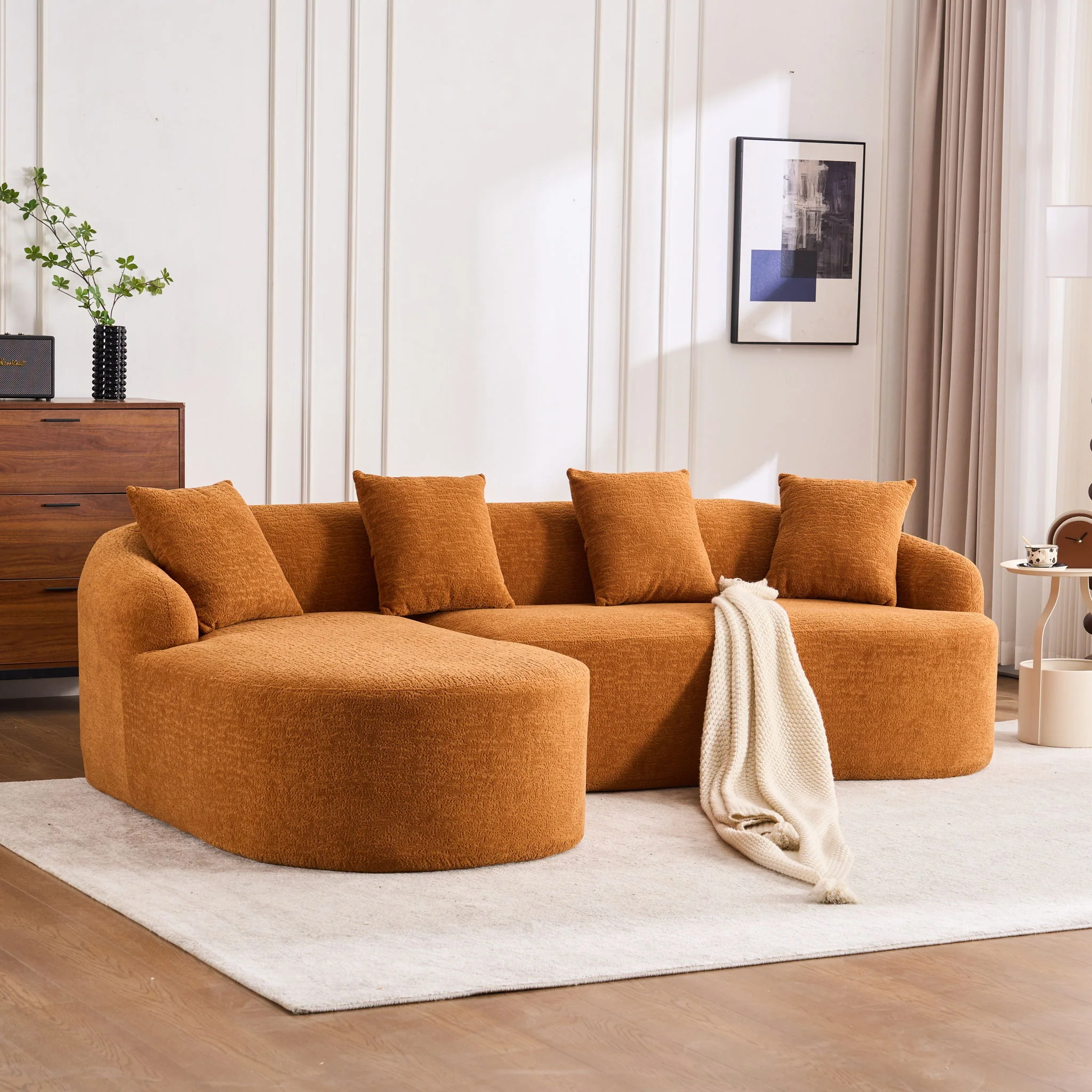 Combined Sofa With 4 Pillows - Image 36