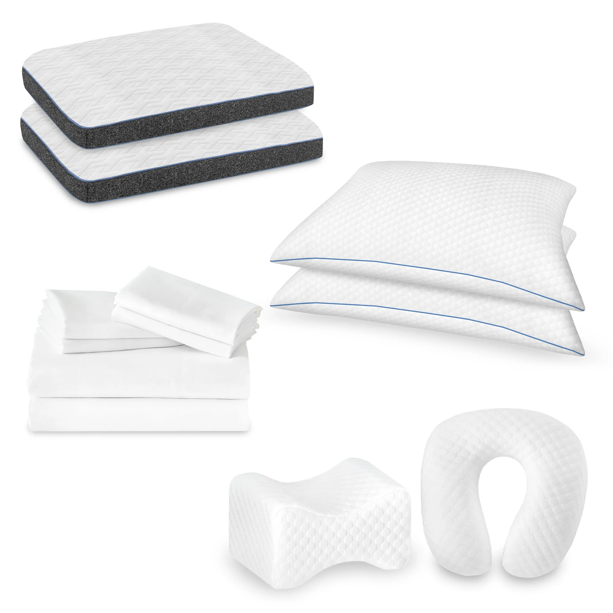 Comfort Care - Hybrid Restful Nights Plush Mattress With 12 Piece Comfort Bedding Pack - Image 3