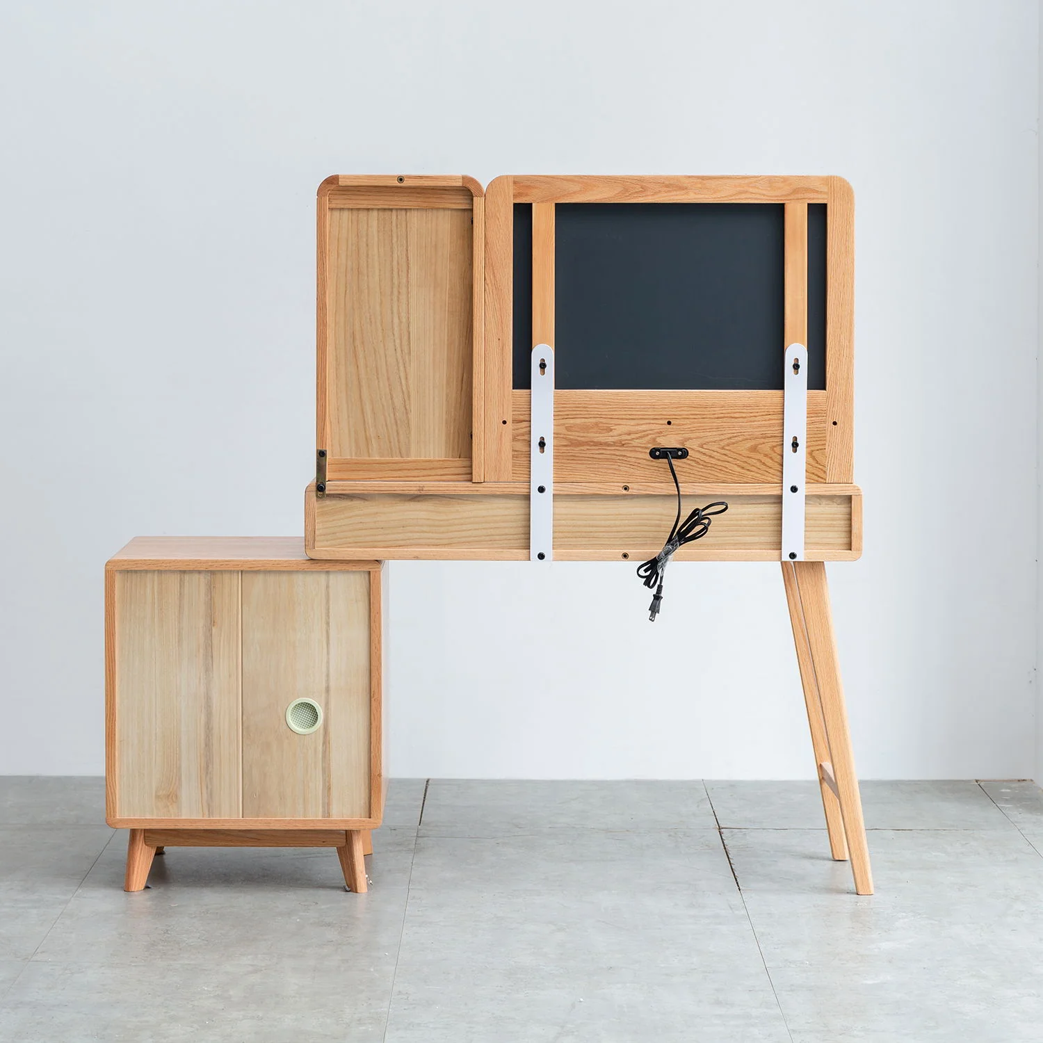 Compact Table Dresser, Accessories Storage Width Drawer - Natural - Image 4