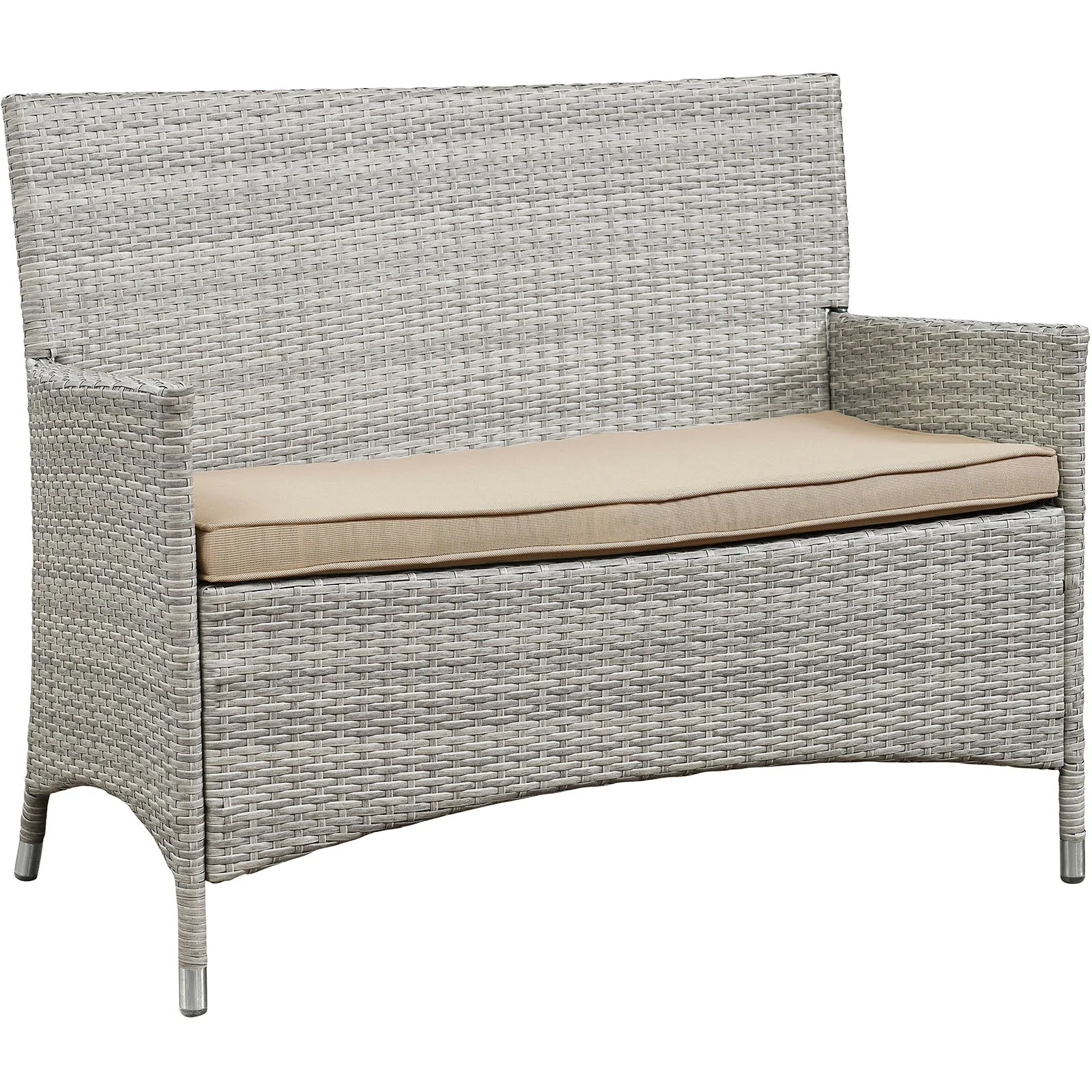 Complete 4-Piece Wicker Rattan Outdoor Patio Conversation Set for Garden, Deck and Backyard - Image 31