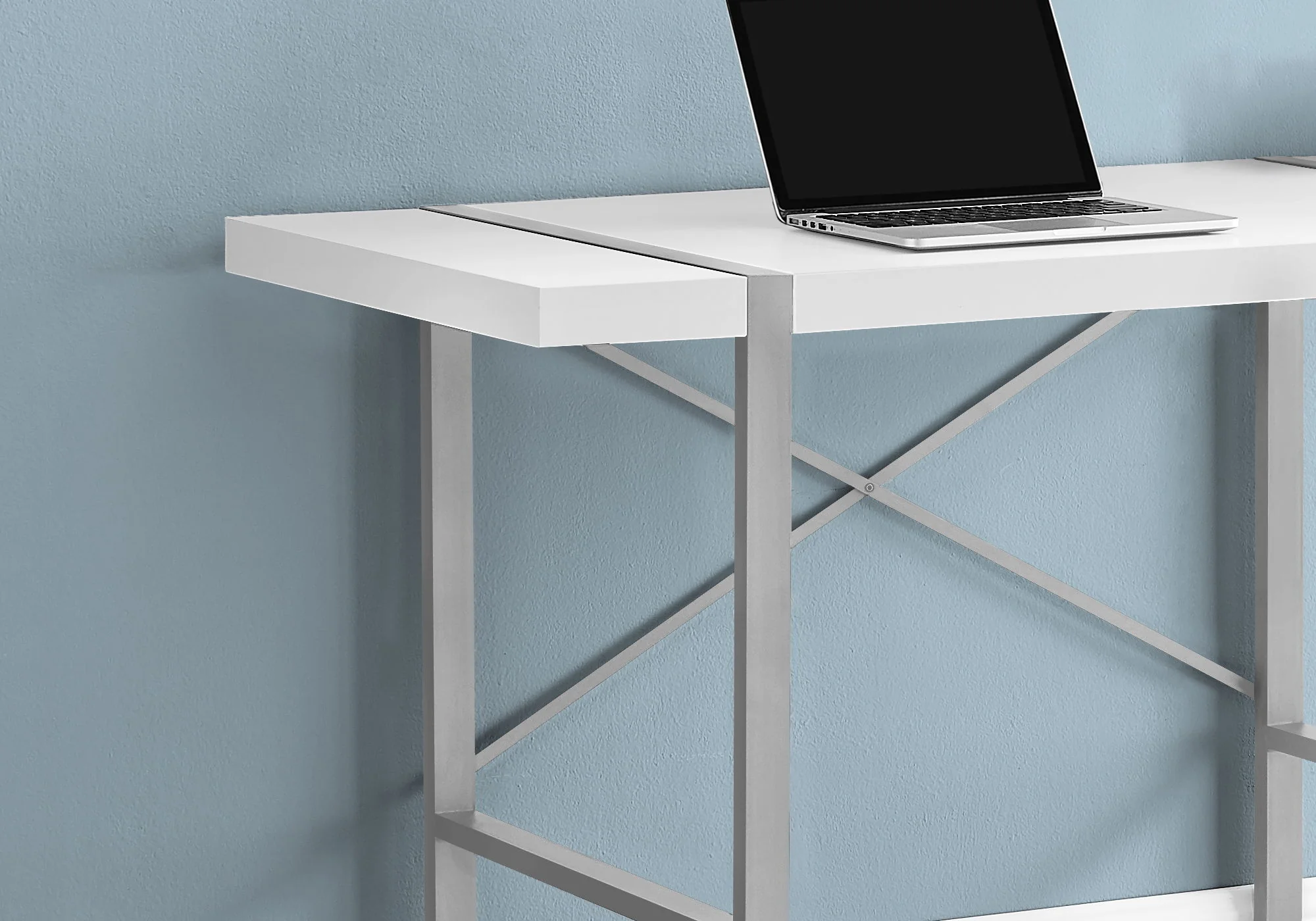 Computer Desk For Home Office, Laptop, Industrial Design - Image 13