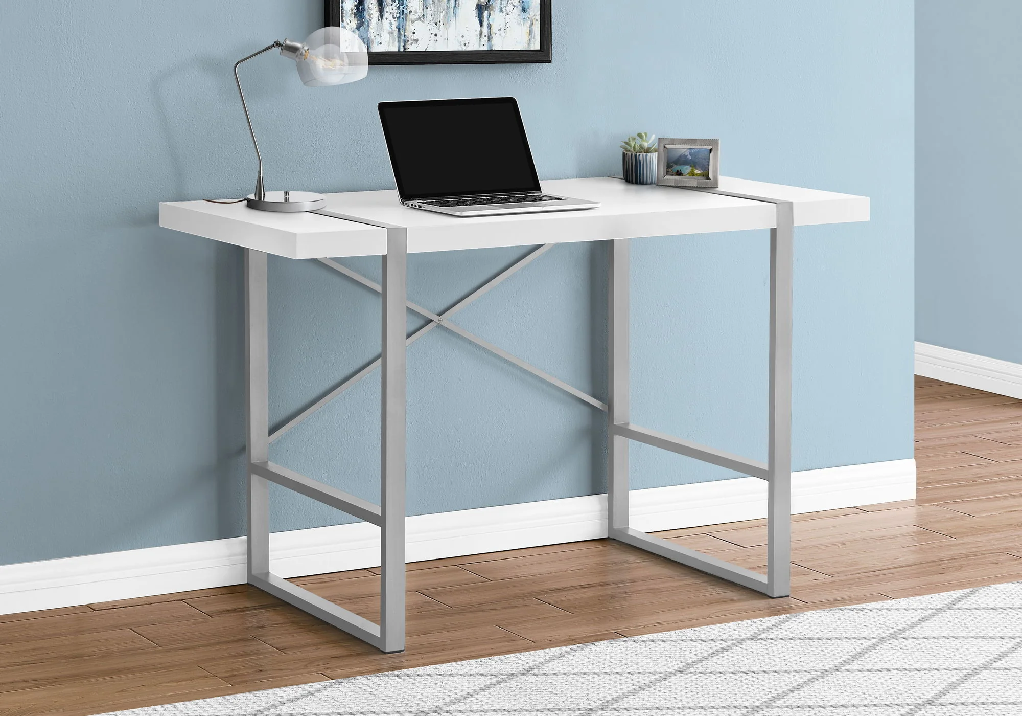 Computer Desk For Home Office, Laptop, Industrial Design - Image 29